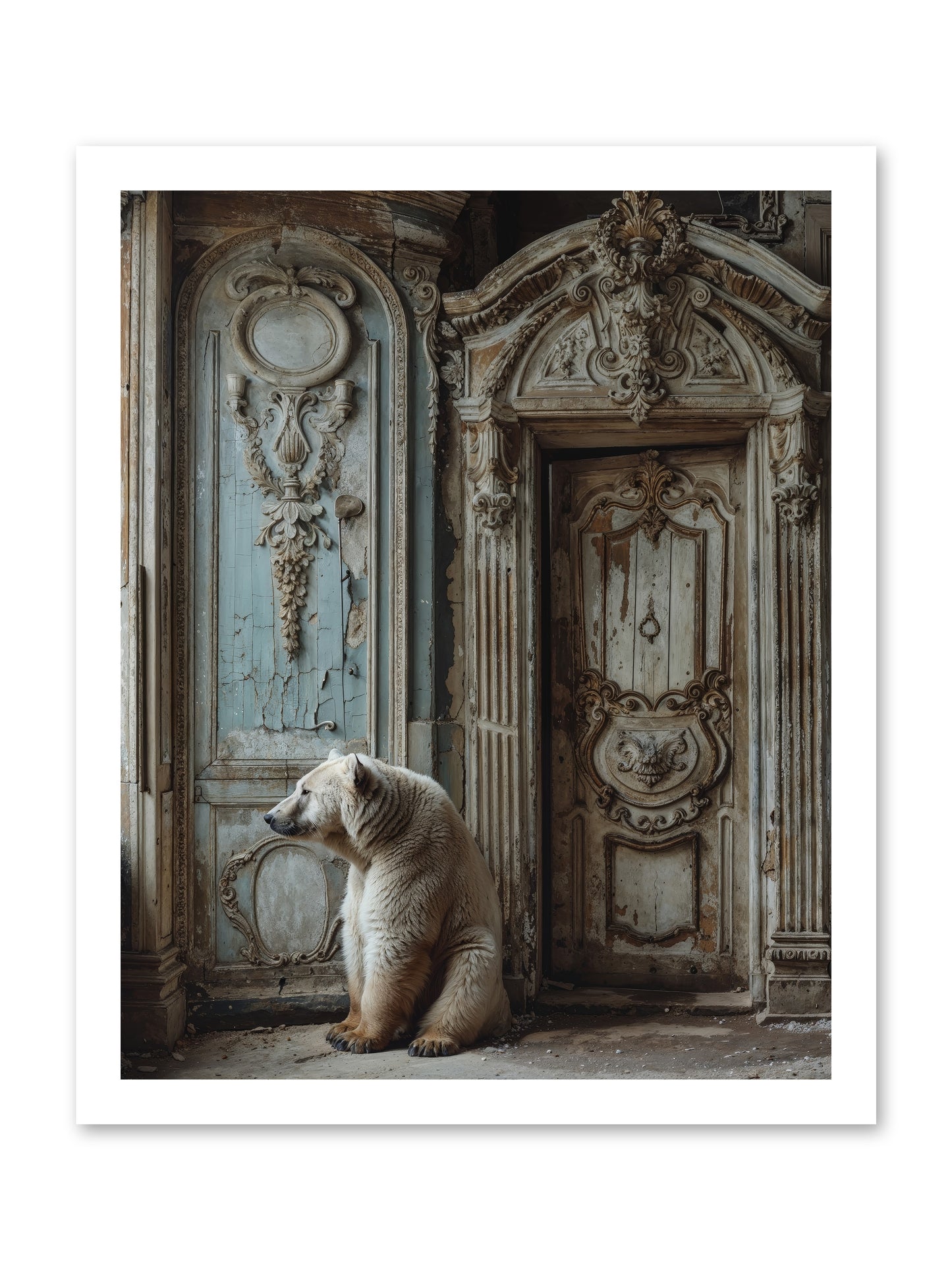 Entrance To Frost-Touched Kingdoms -- Loose Canvas Print 16x20