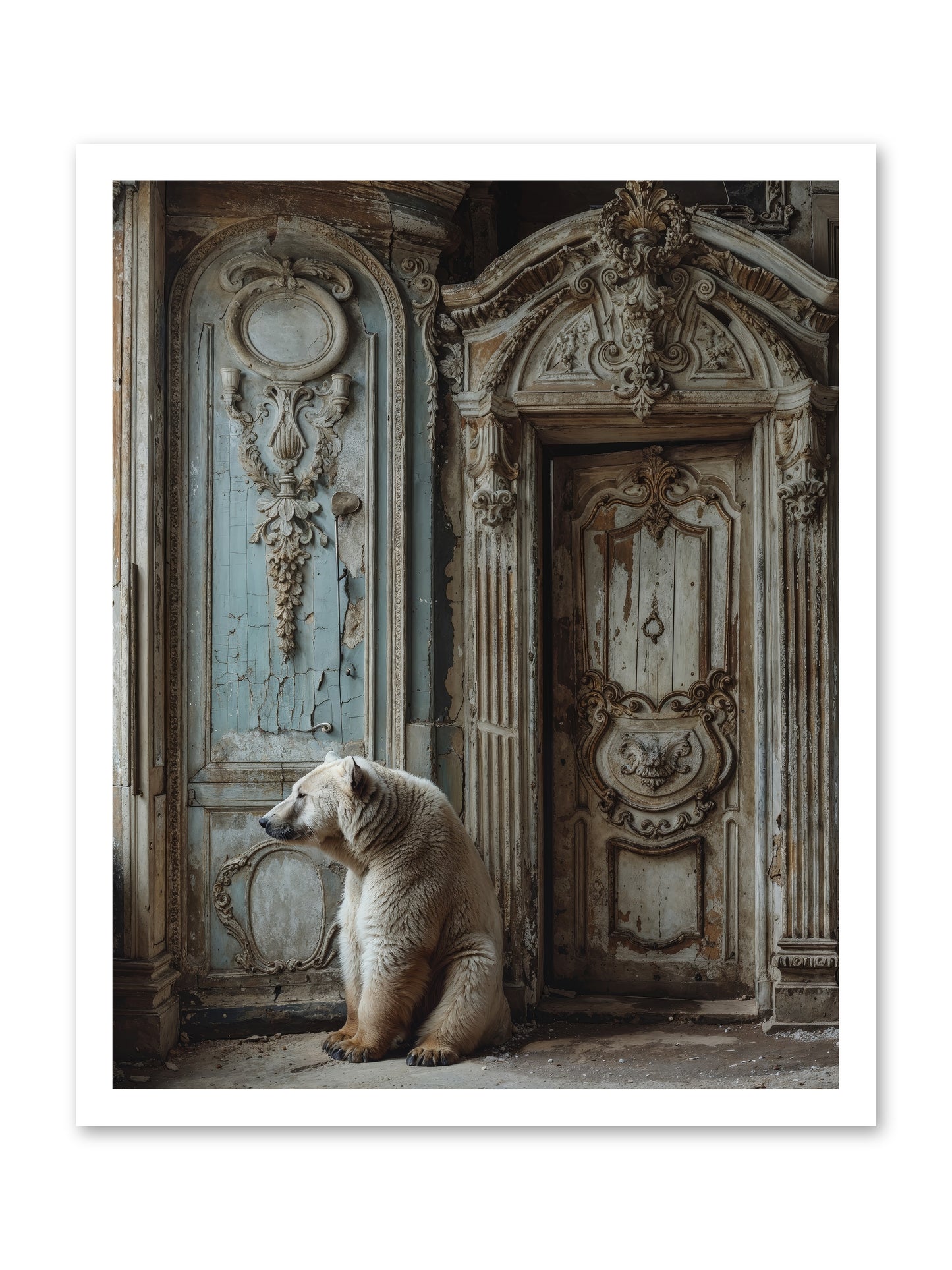 Entrance To Frost-Touched Kingdoms -- Loose Canvas Print 20x25