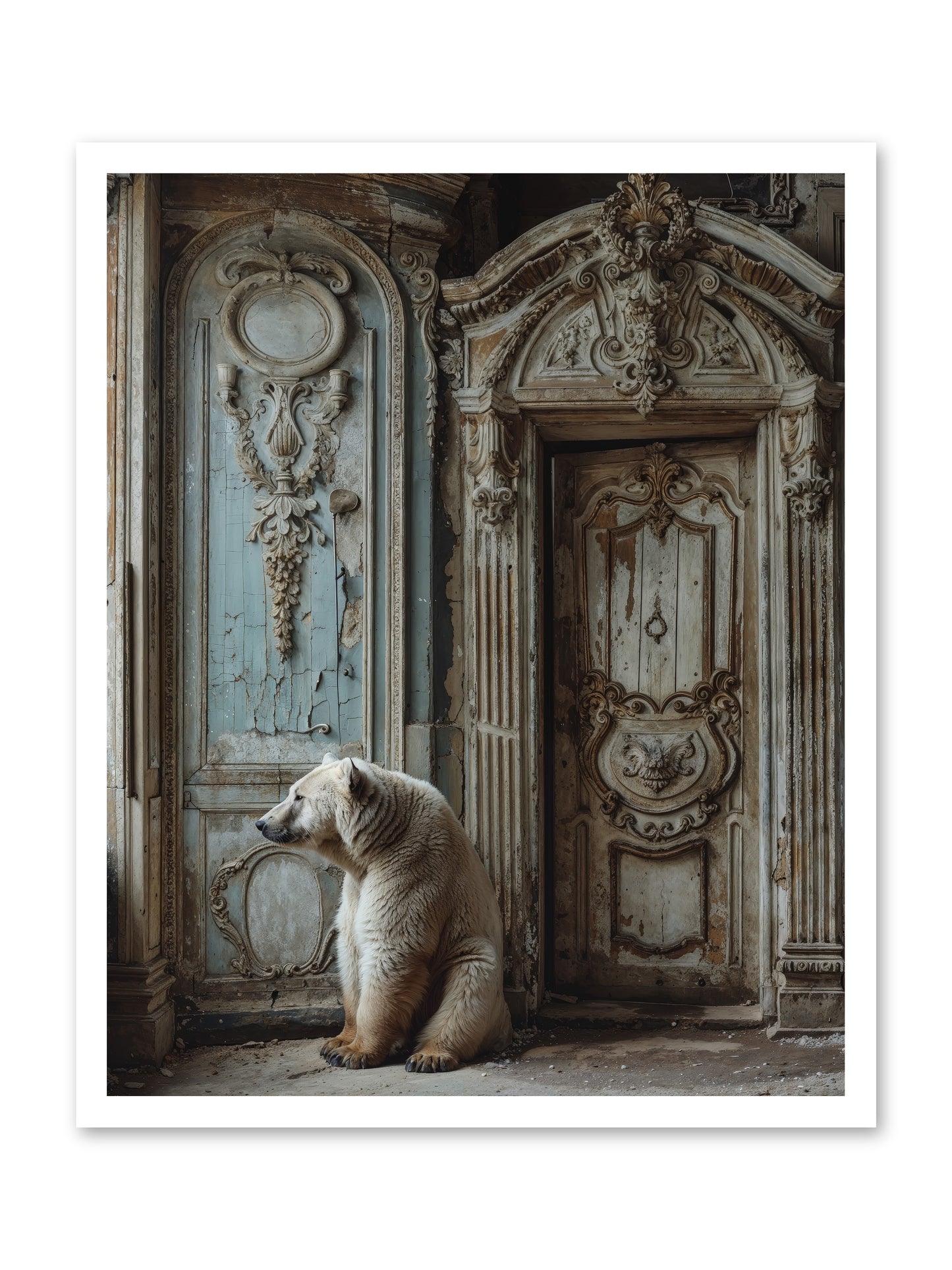 Entrance To Frost-Touched Kingdoms -- Loose Canvas Print 24x30
