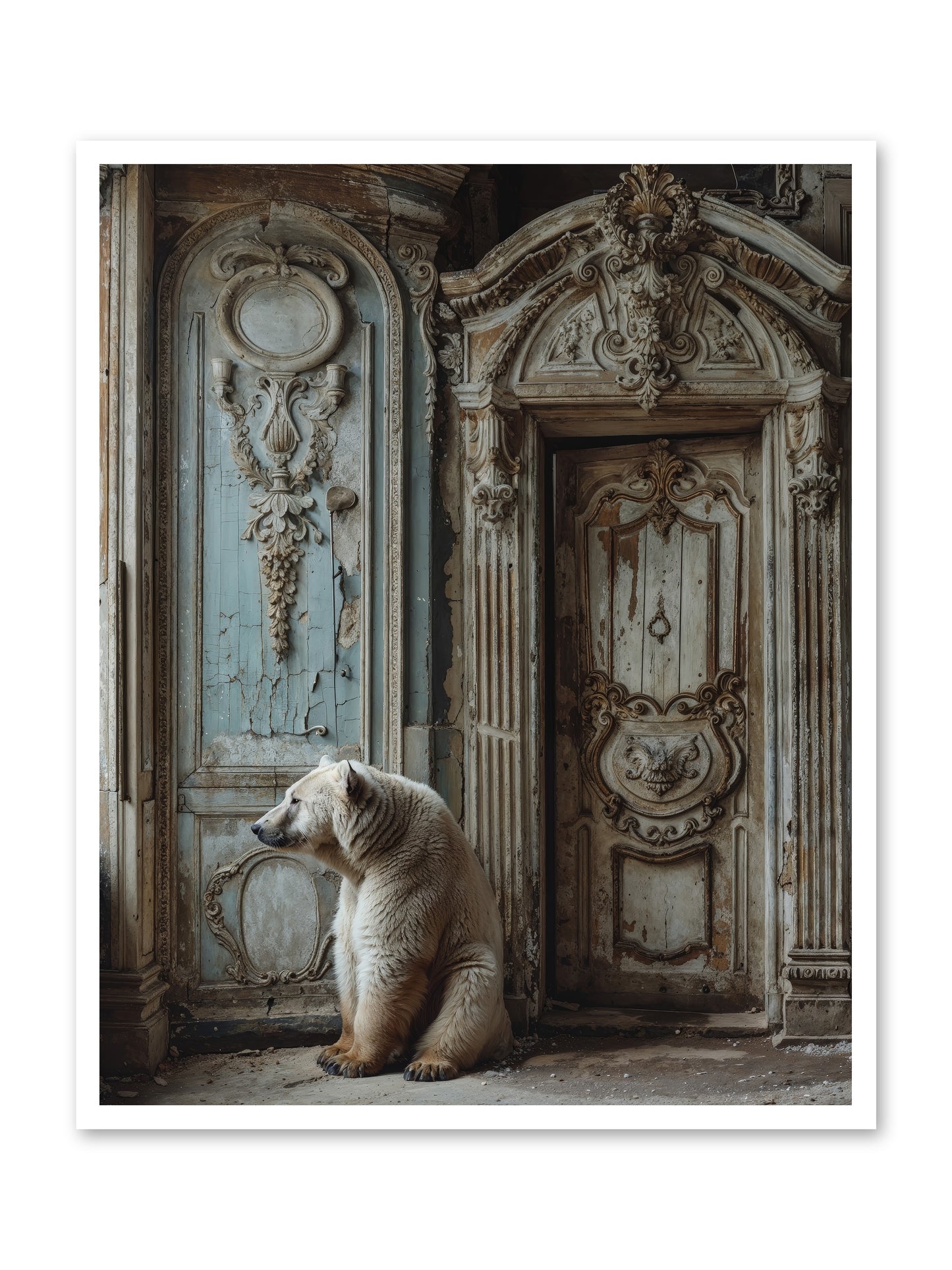 Entrance To Frost-Touched Kingdoms -- Loose Canvas Print 32x40