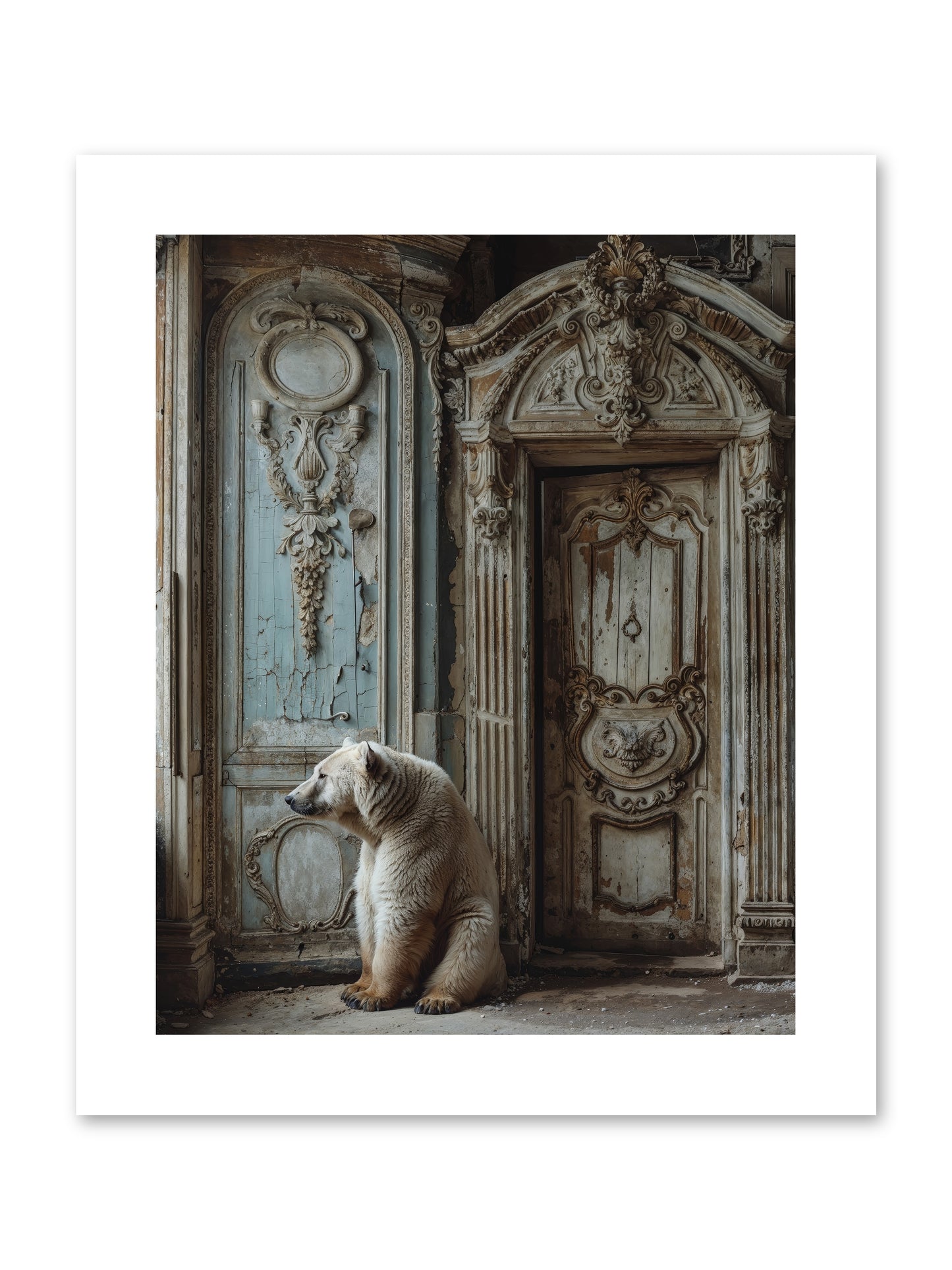 Entrance To Frost-Touched Kingdoms -- Loose Canvas Print 8x10