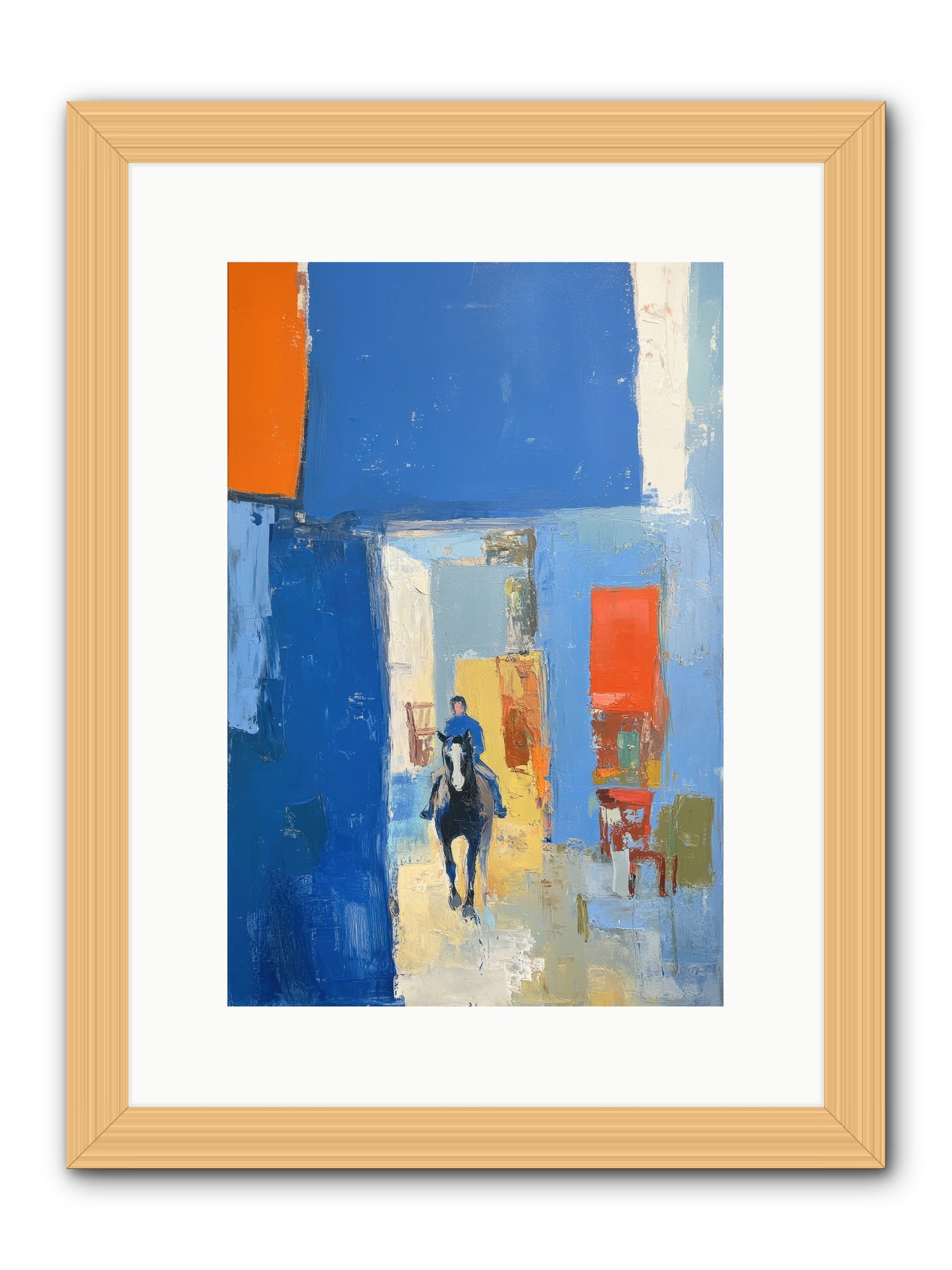 Equestrian Edge -- Framed Print - Natural 10x15