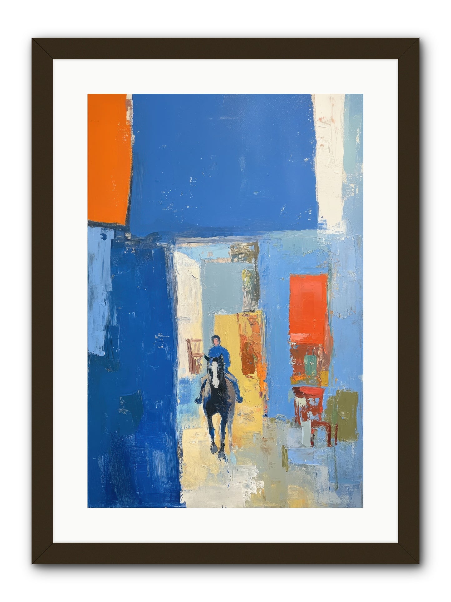 Equestrian Edge -- Framed Print - Black 16x24