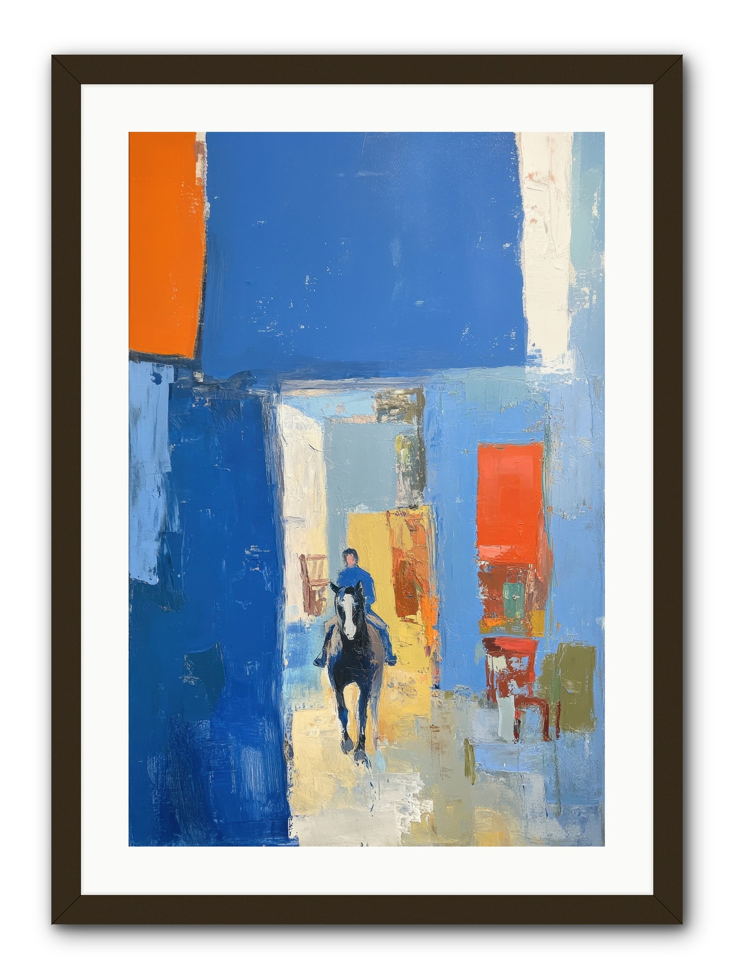 Equestrian Edge -- Framed Print - Black 20x30