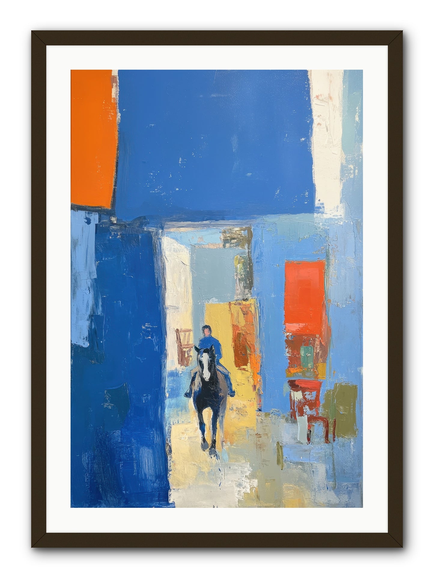 Equestrian Edge -- Framed Print - Black 24x36