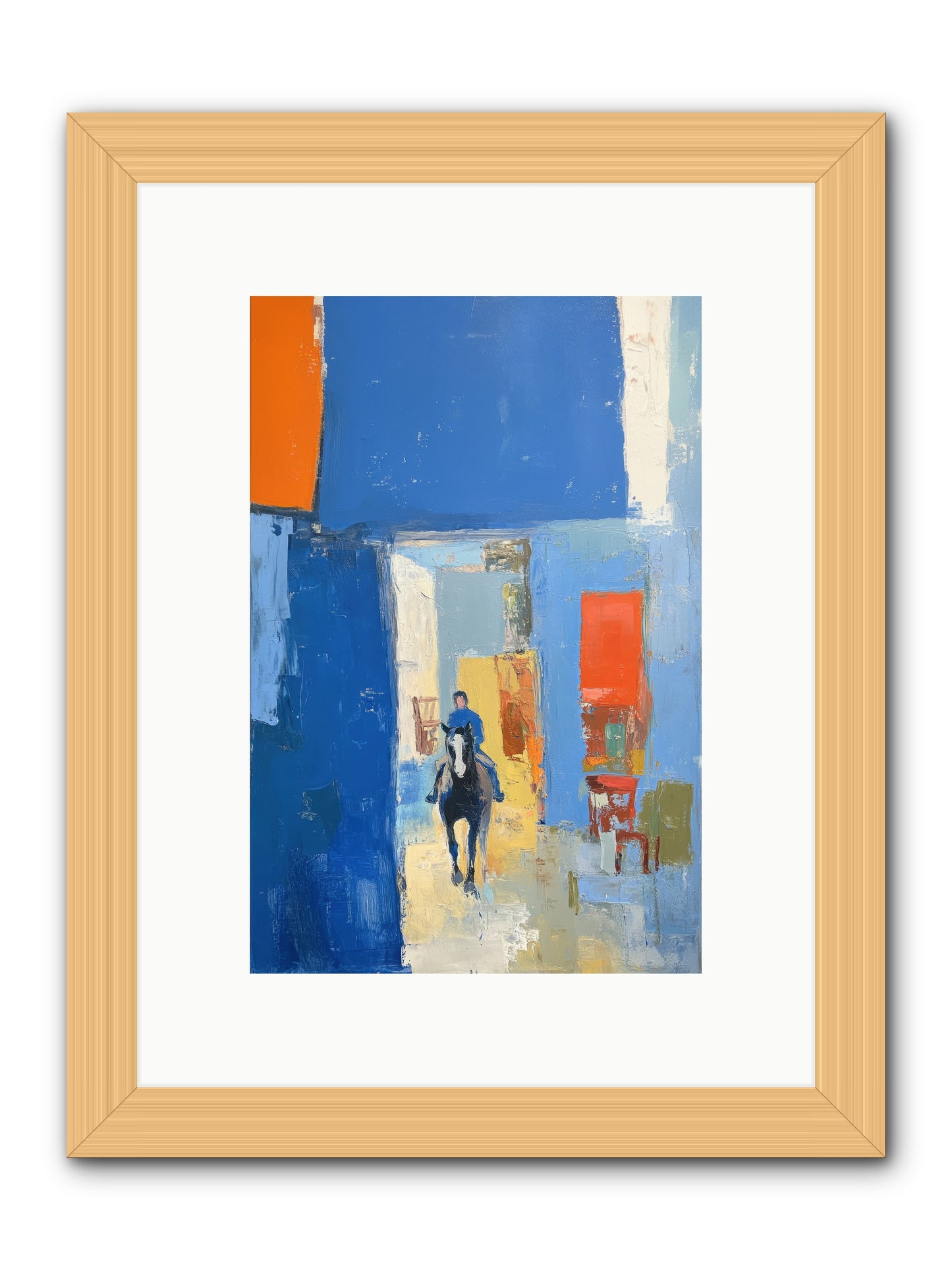 Equestrian Edge -- Framed Print - Natural 8x12