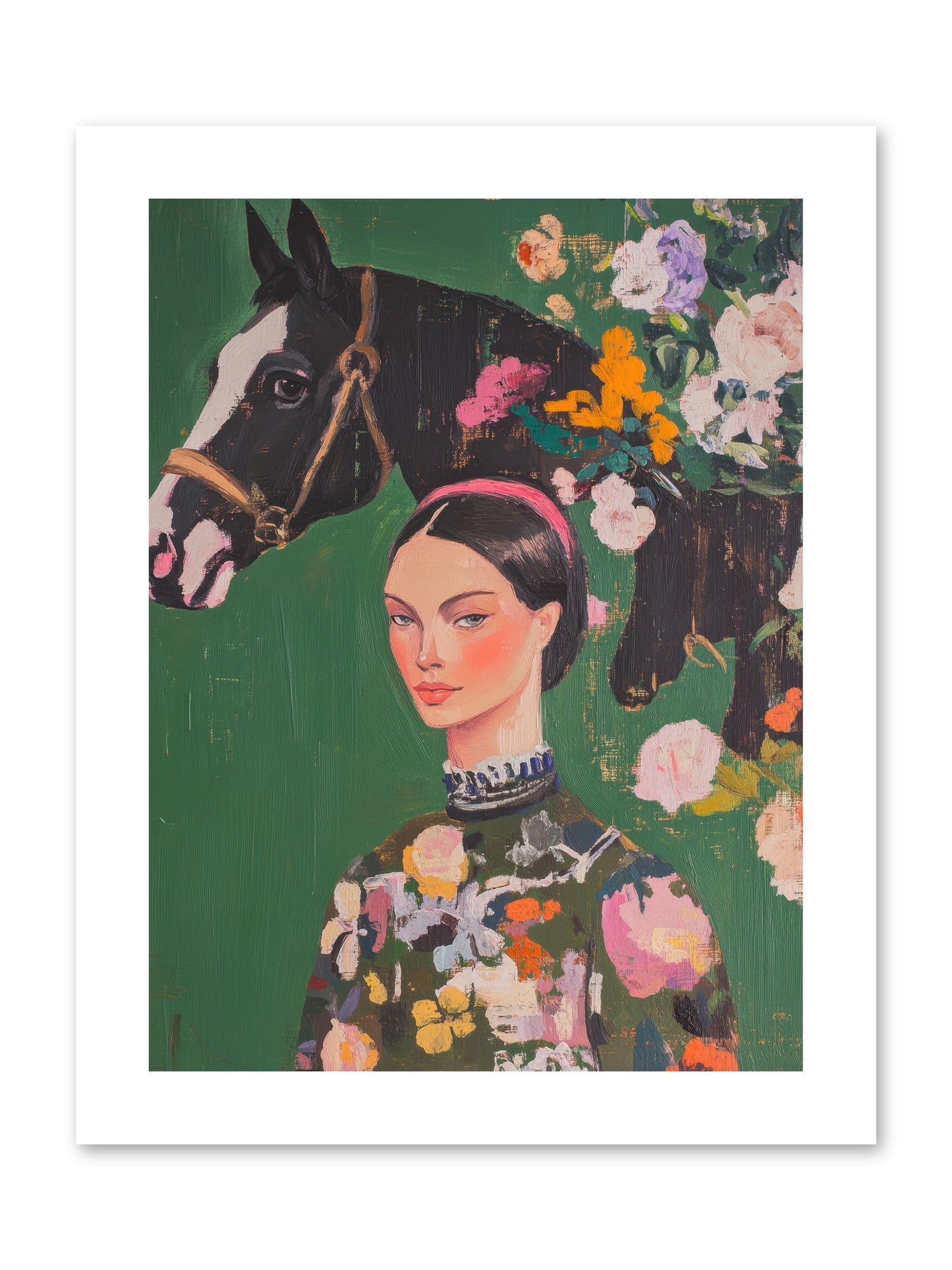 Equestrian Empress -- Paper Print 9x12
