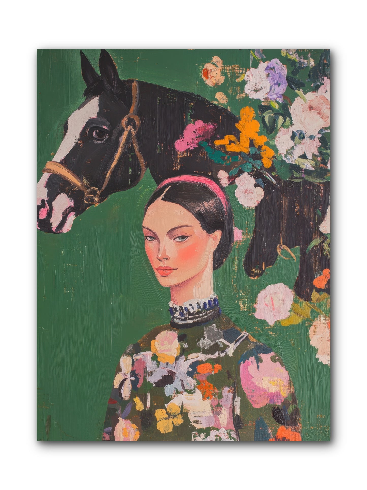Equestrian Empress -- Wrapped Canvas 9x12