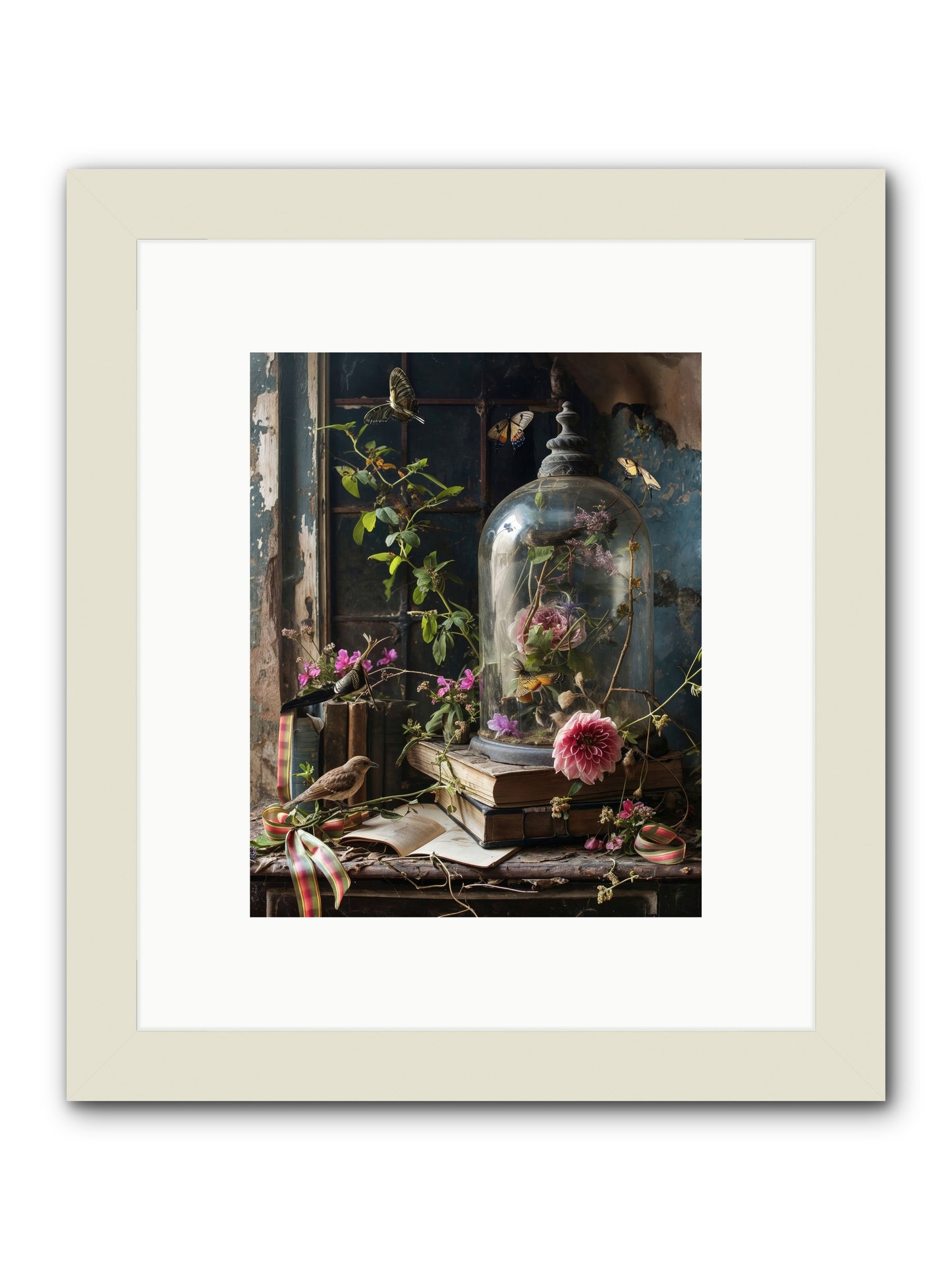 Especially Light -- Framed Print - White 8x10