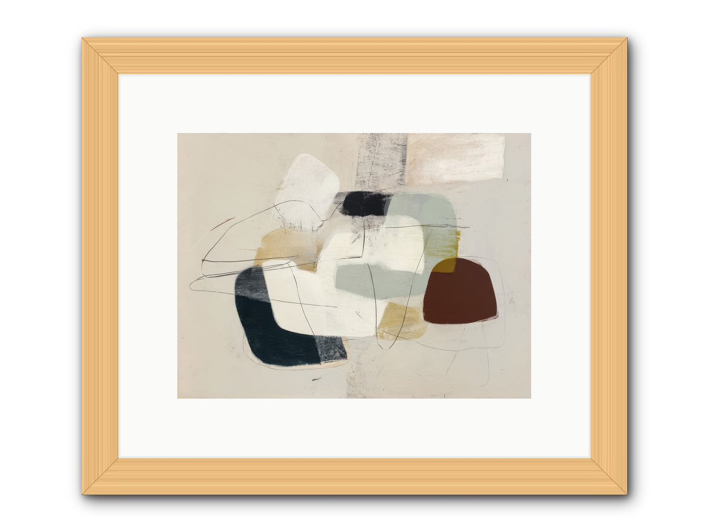 Essence -- Framed Print - Natural 12x9