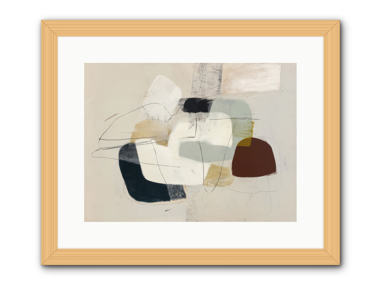 Essence -- Framed Print - Natural 16x12