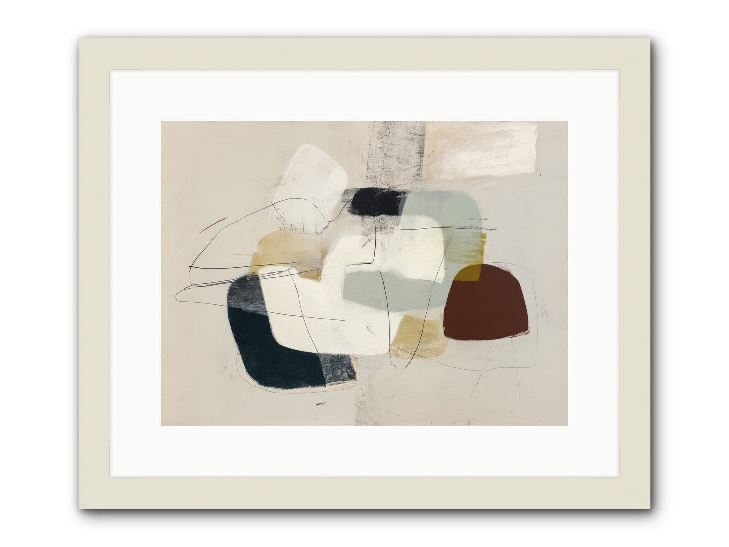 Essence -- Framed Print - White 16x12