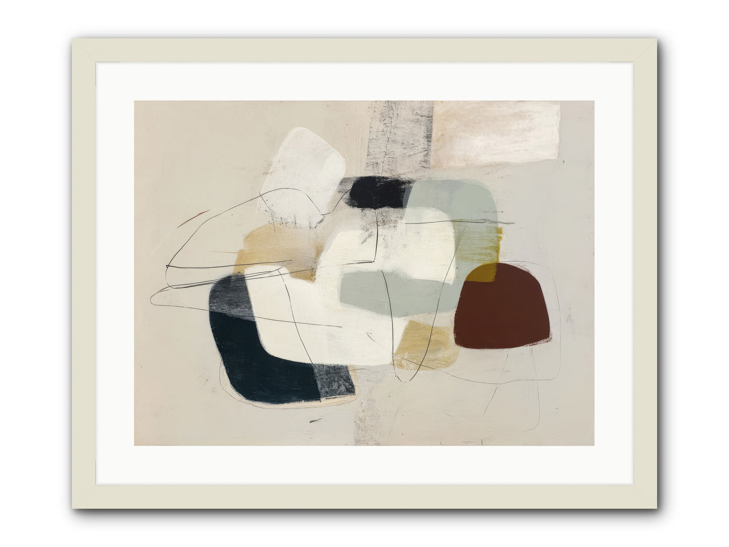 Essence -- Framed Print - White 24x18