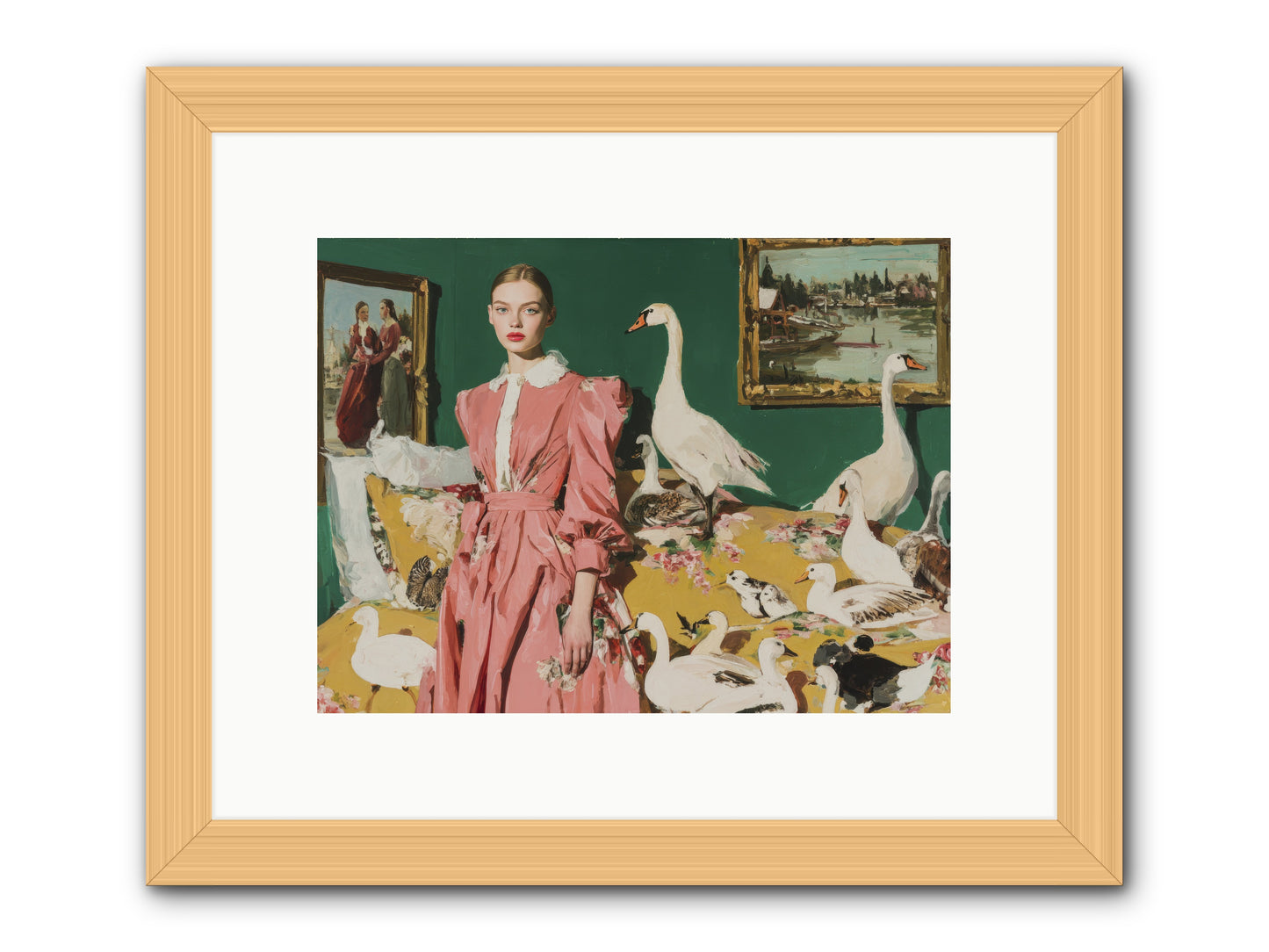 Estate of Kindred Stars-REZ -- Framed Print - Natural 12x9