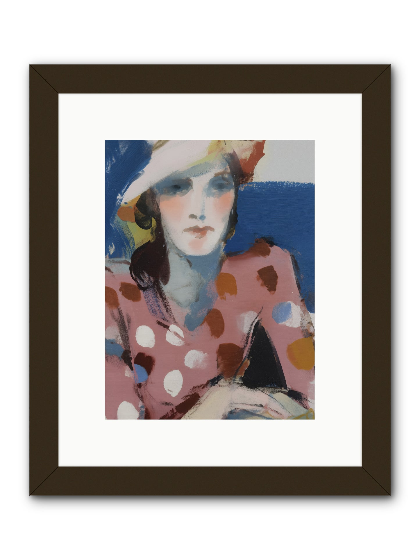 Eternal Flame  -- Framed Print - Black 9x12