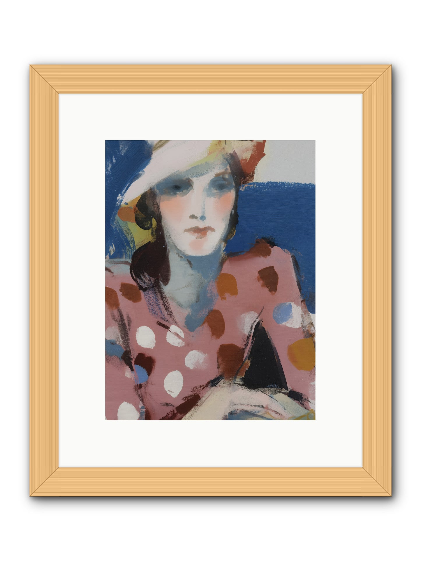 Eternal Flame  -- Framed Print - Natural 9x12
