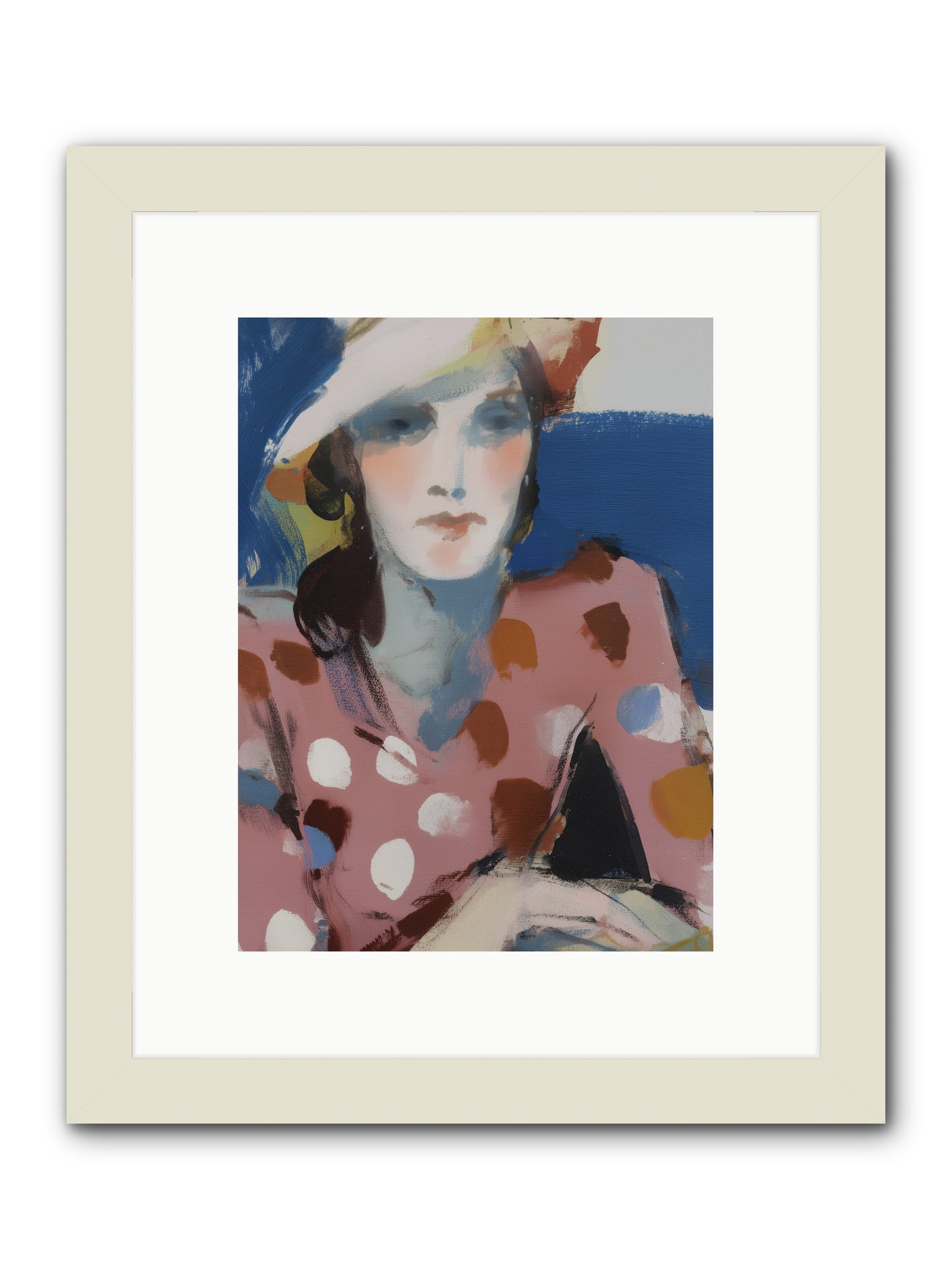 Eternal Flame  -- Framed Print - White 9x12