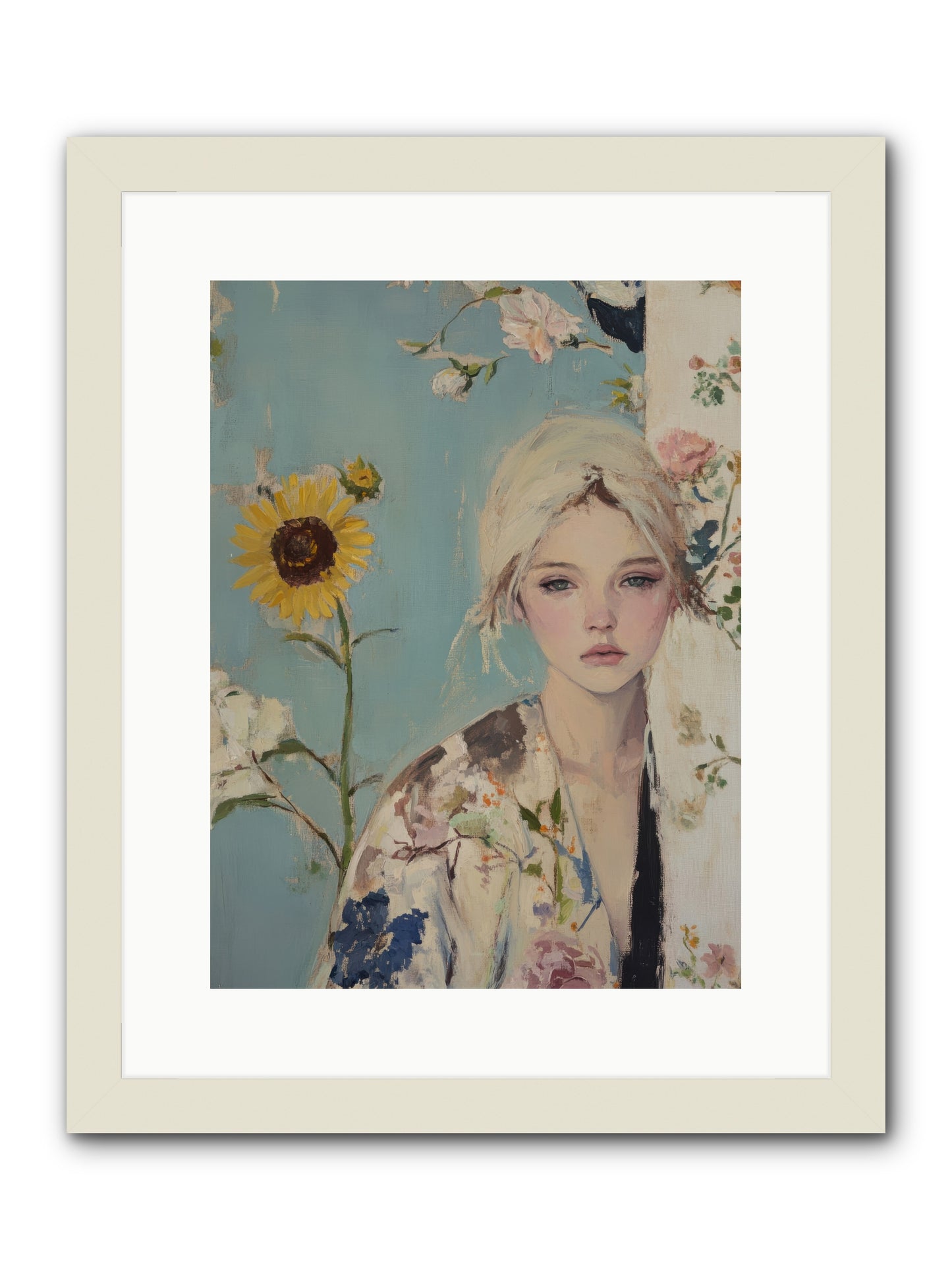 Eternal Sojourn -- Framed Print - White 12x16