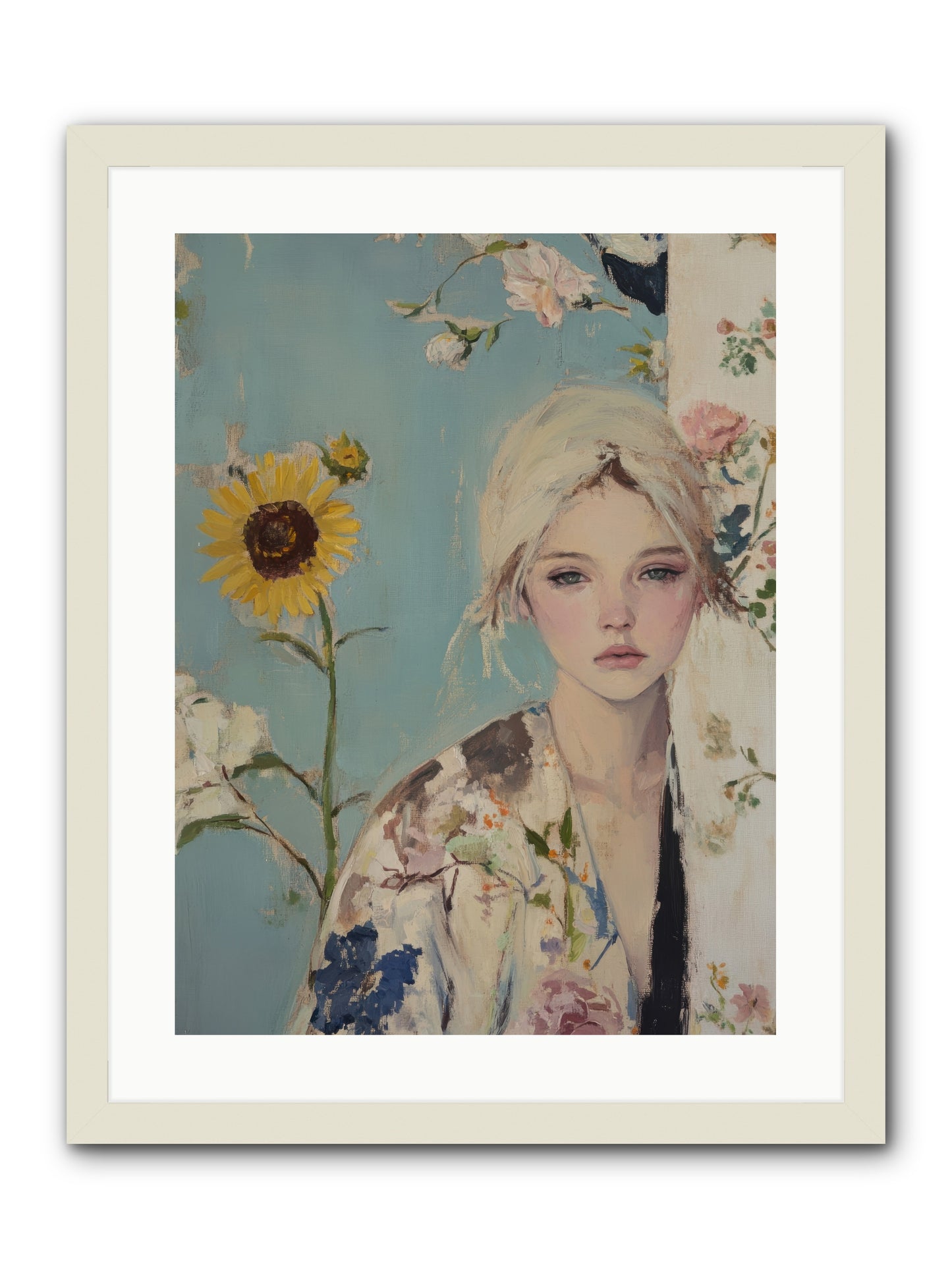 Eternal Sojourn -- Framed Print - White 18x24