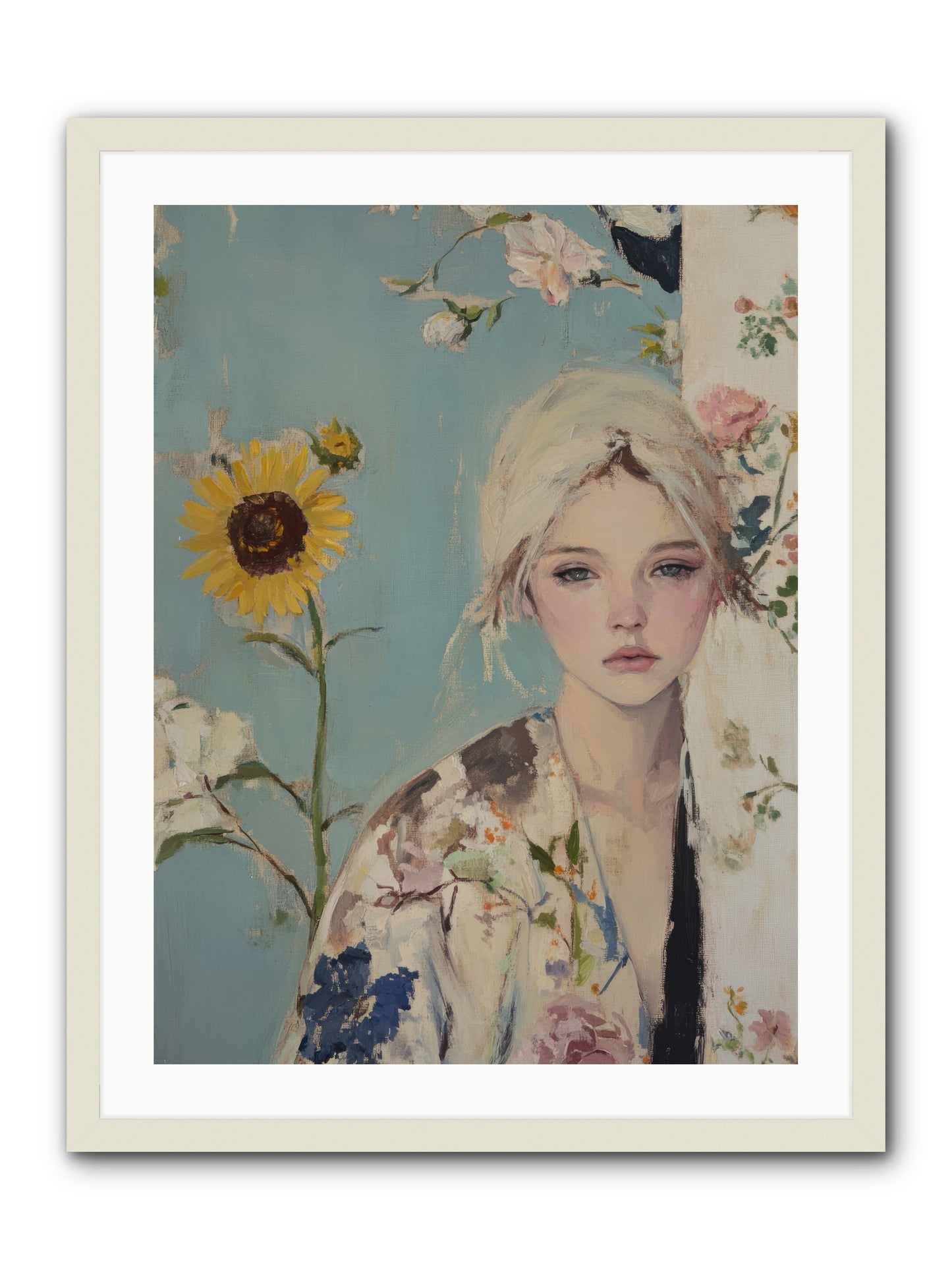 Eternal Sojourn -- Framed Print - White 24x32