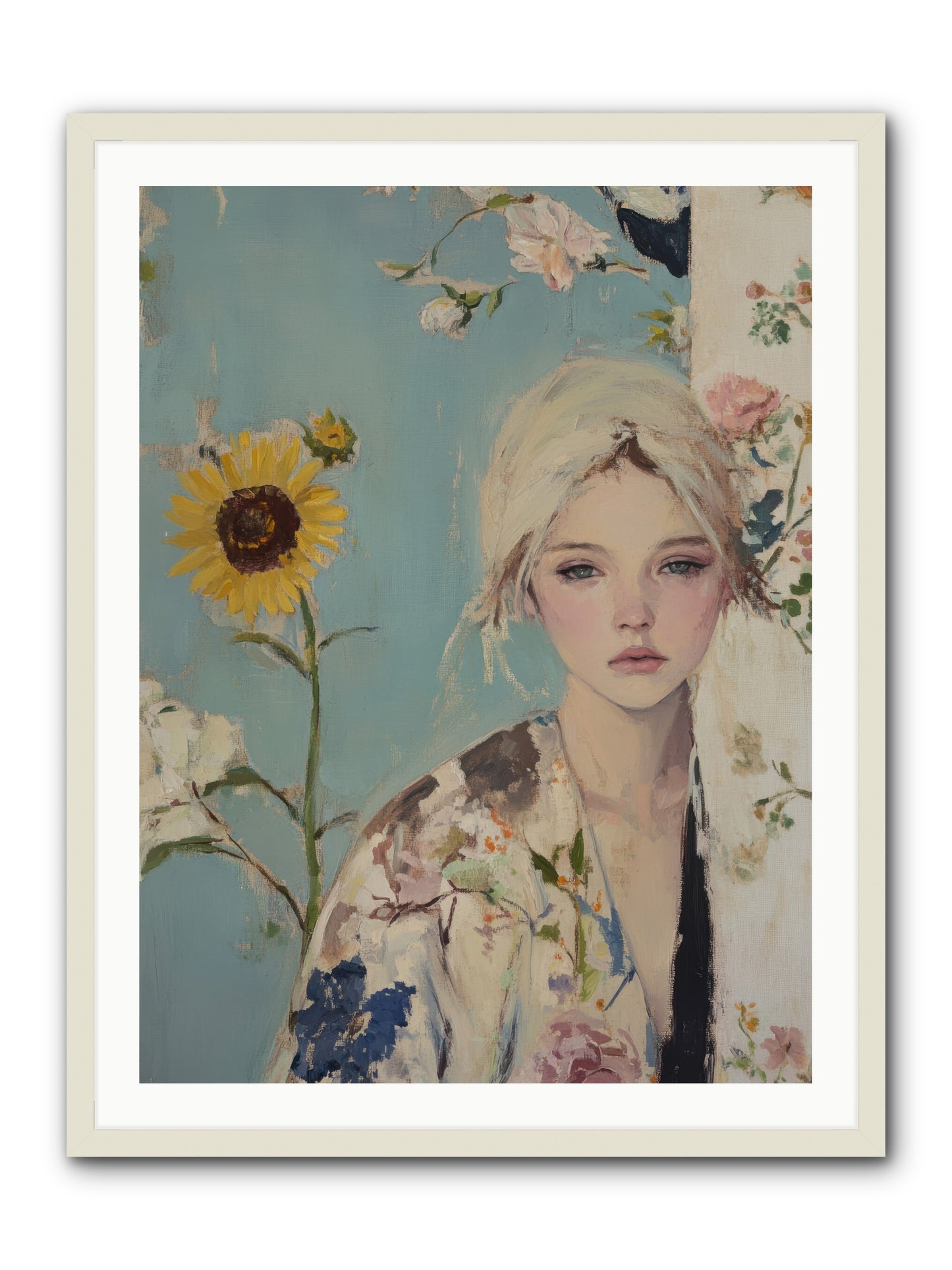 Eternal Sojourn -- Framed Print - White 30x40