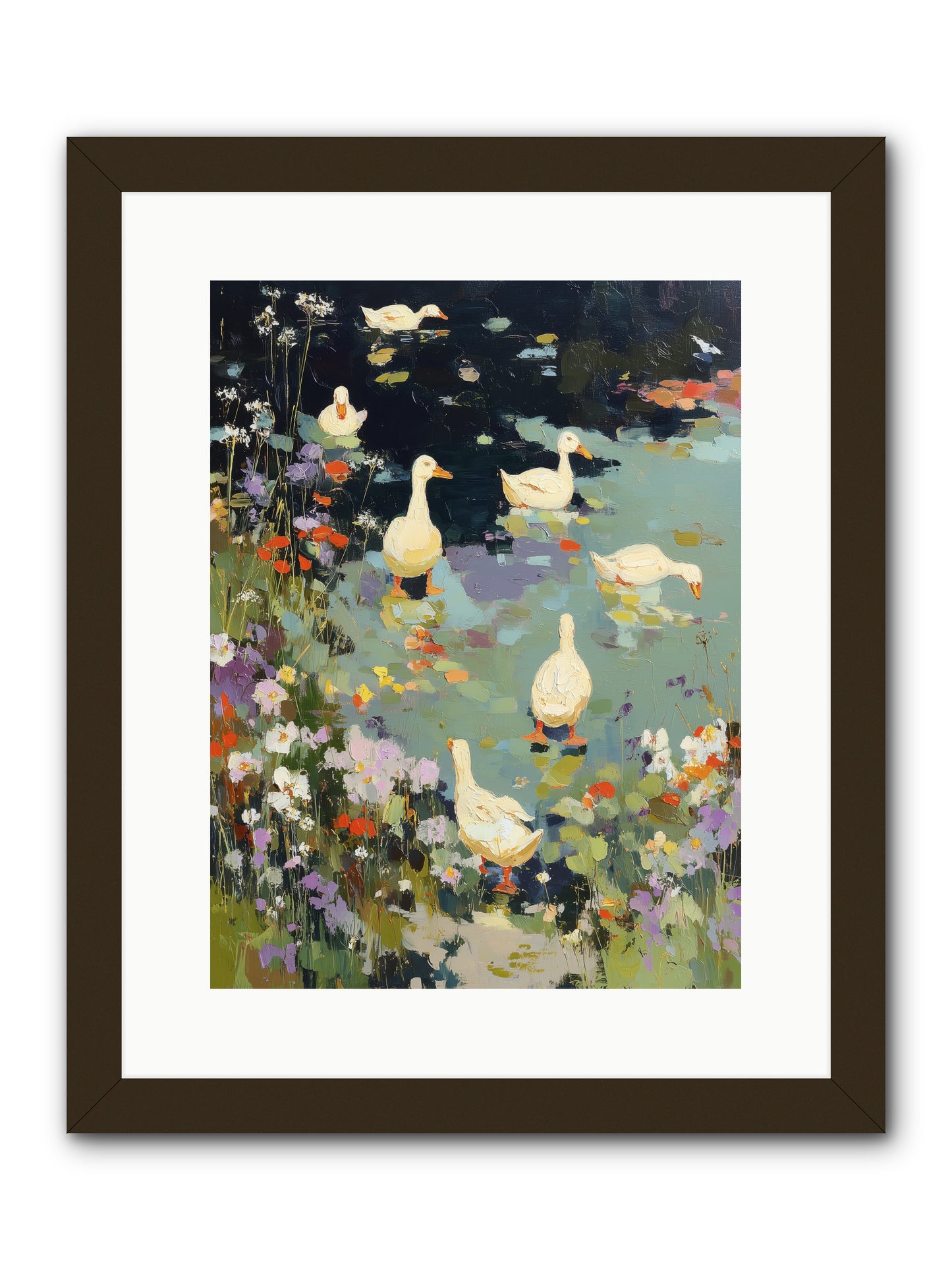 Eternal Summer -- Framed Print - Black 12x16