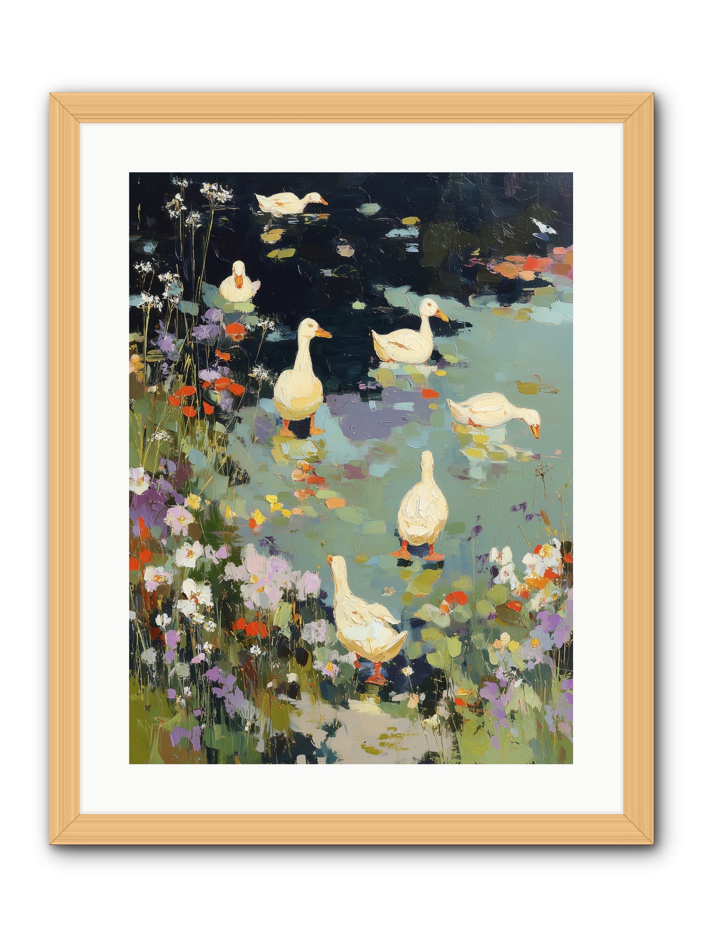 Eternal Summer -- Framed Print - Natural 18x24