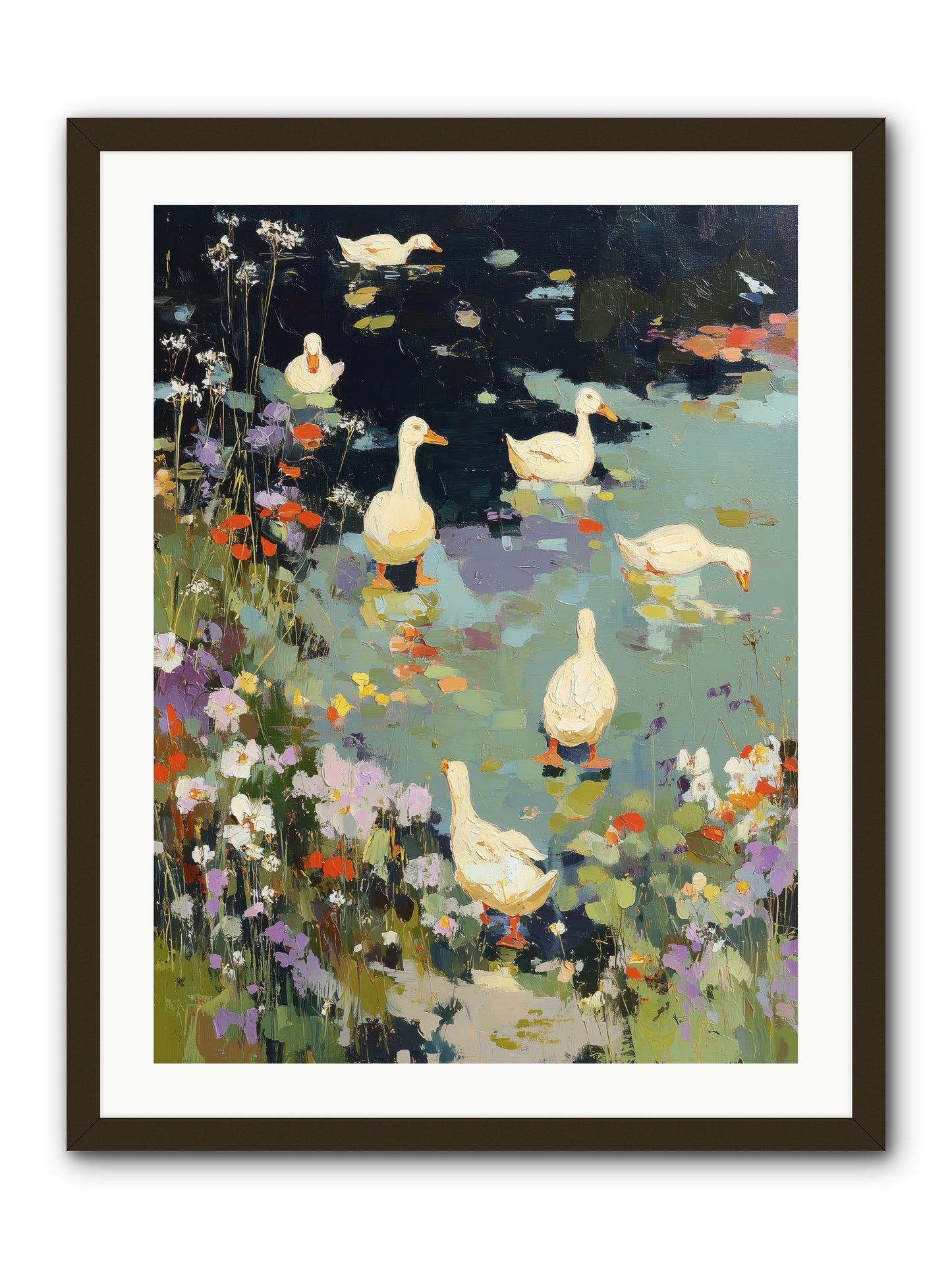 Eternal Summer -- Framed Print - Black 24x32