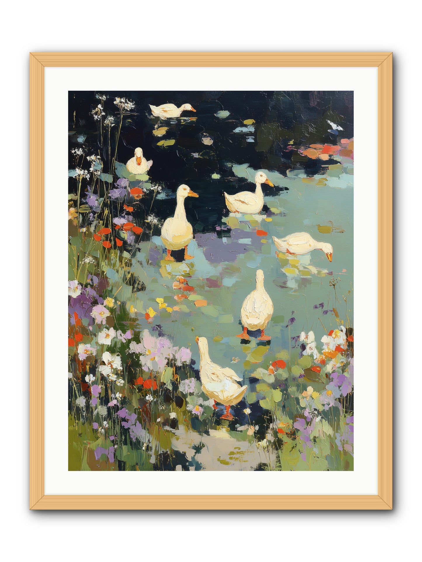 Eternal Summer -- Framed Print - Natural 24x32