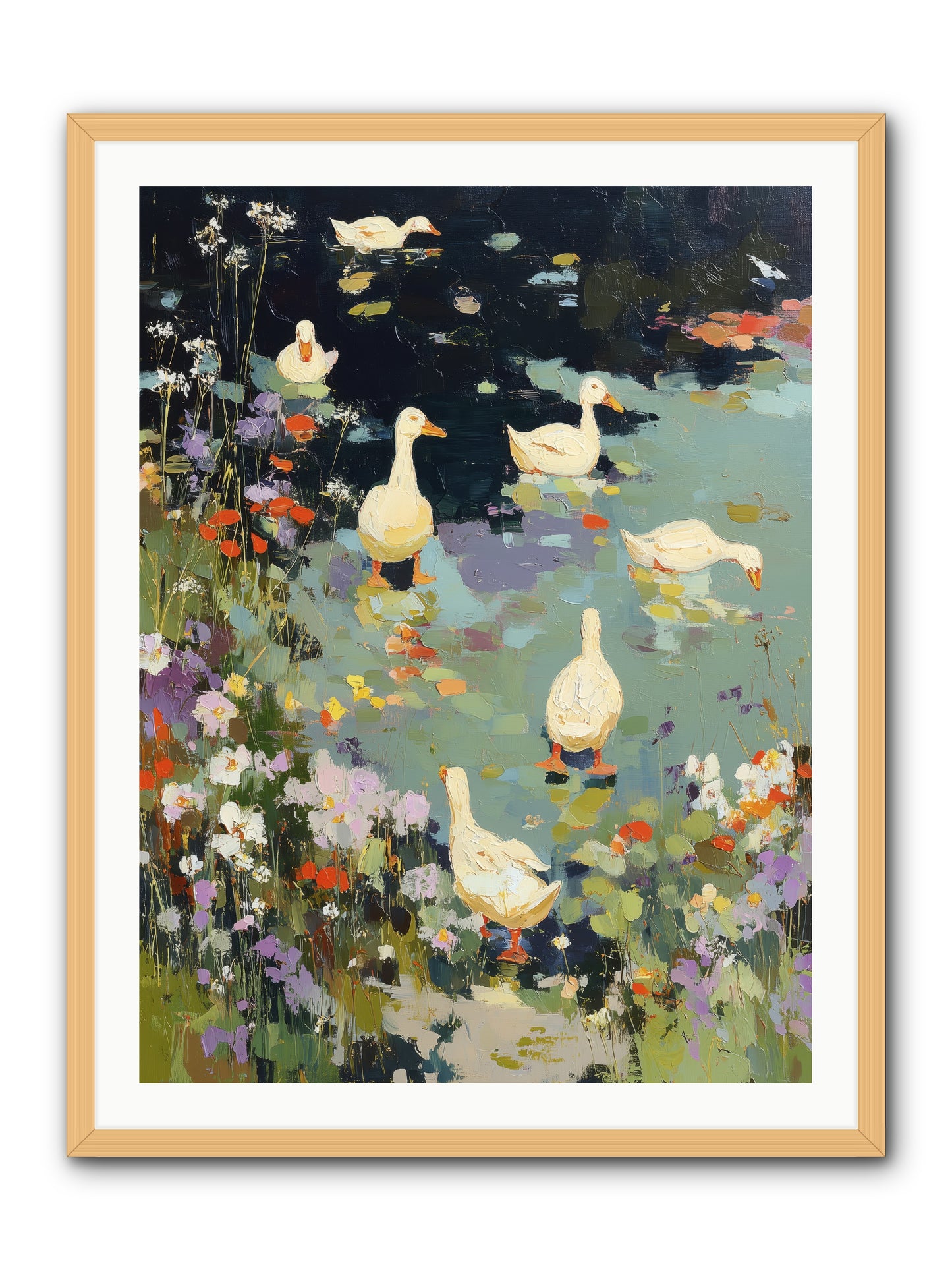 Eternal Summer -- Framed Print - Natural 30x40