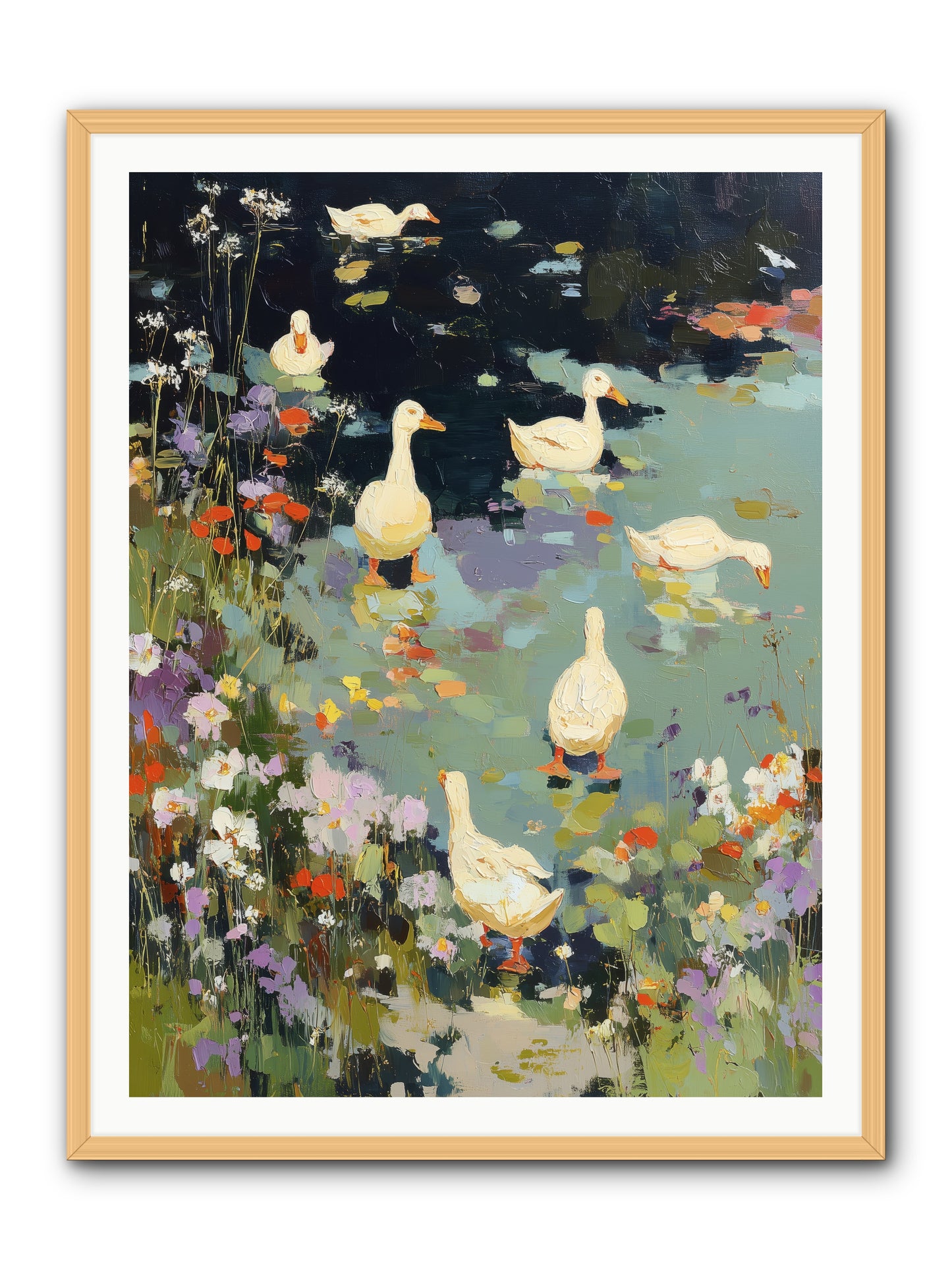 Eternal Summer -- Framed Print - Natural 36x48