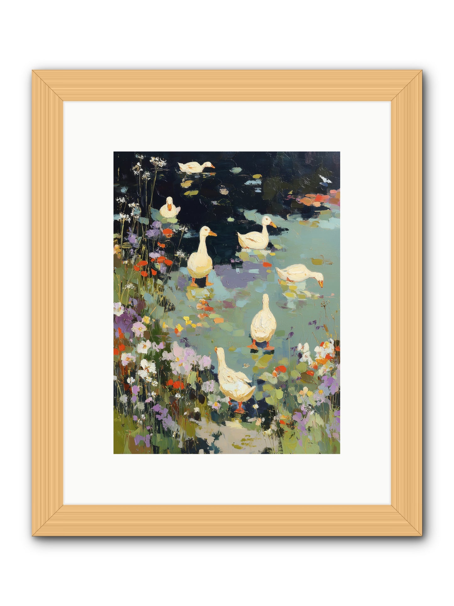 Eternal Summer -- Framed Print - Natural 9x12