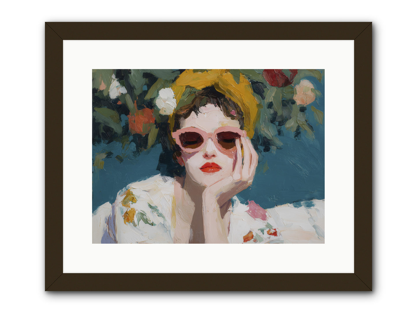 Eternal Sunday Morning -- Framed Print - Black 16x12