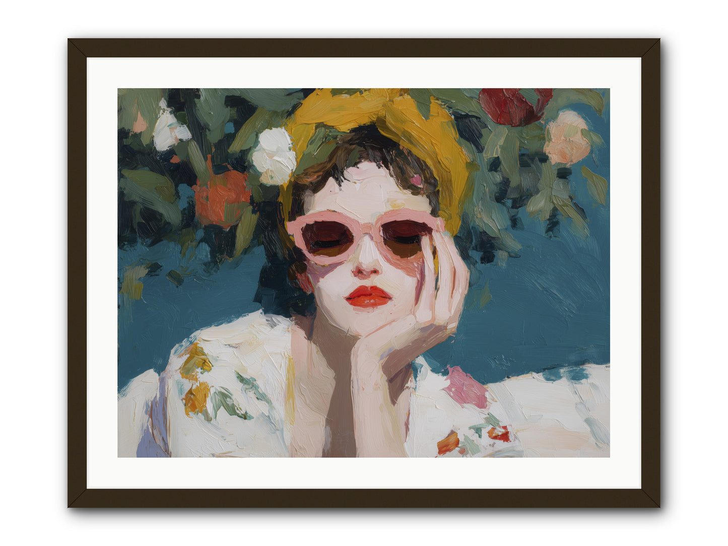 Eternal Sunday Morning -- Framed Print - Black 32x24