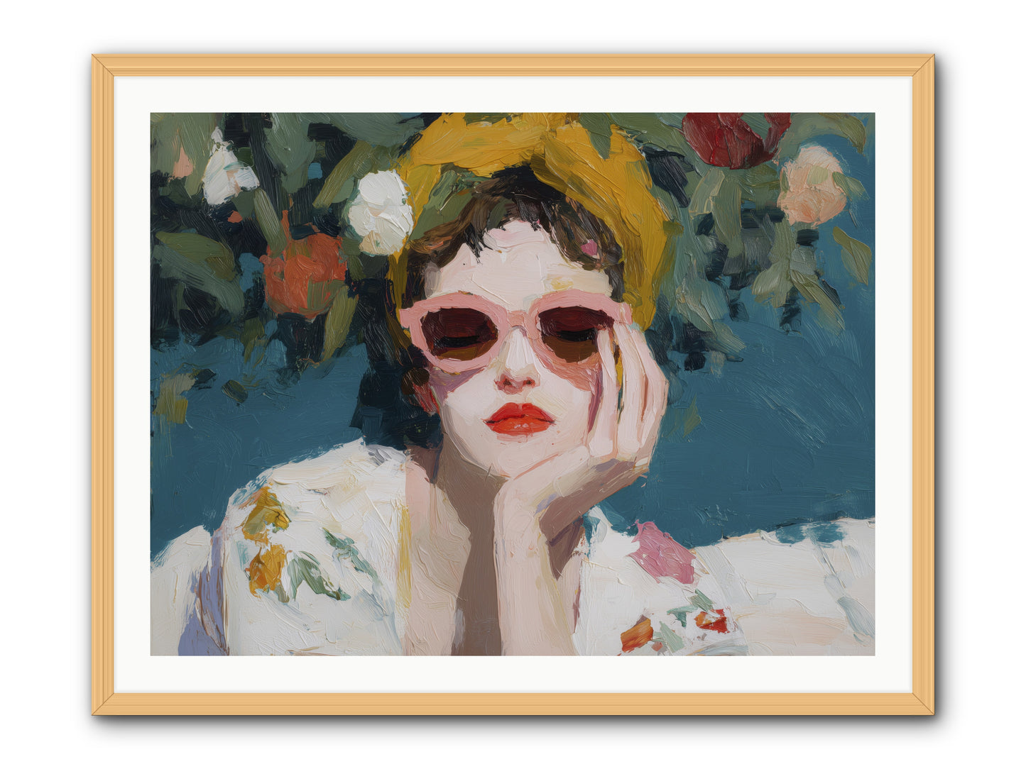 Eternal Sunday Morning -- Framed Print - Natural 40x30