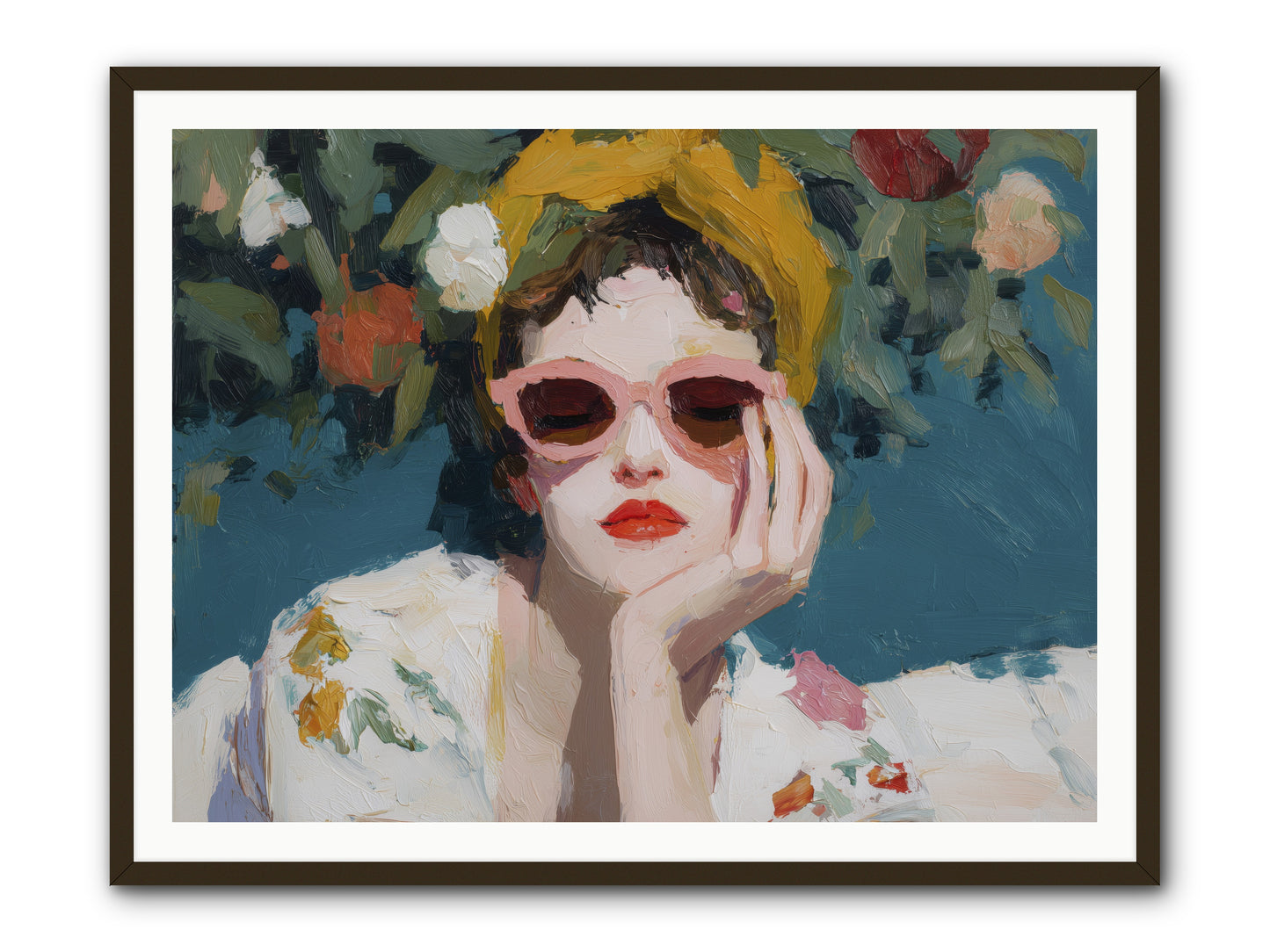 Eternal Sunday Morning -- Framed Print - Black 48x36