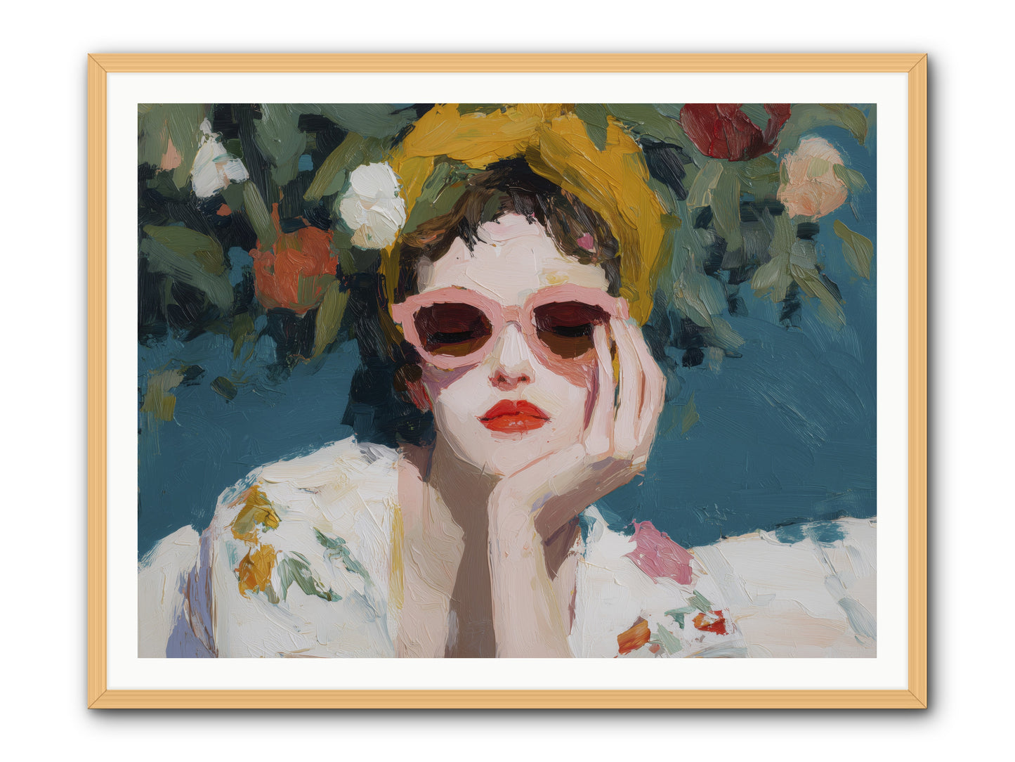 Eternal Sunday Morning -- Framed Print - Natural 48x36