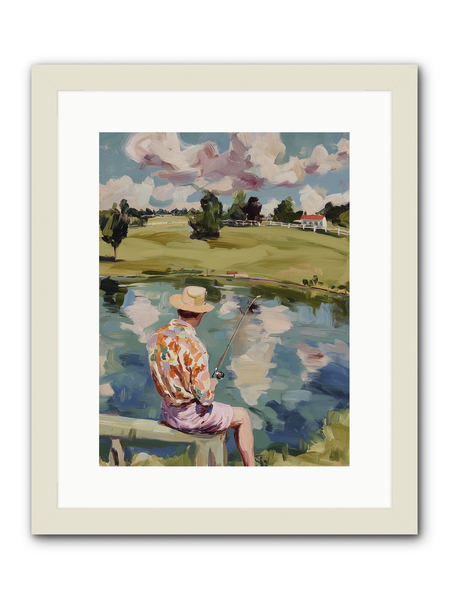 Eternal Sunshine -- Framed Print - White 12x16