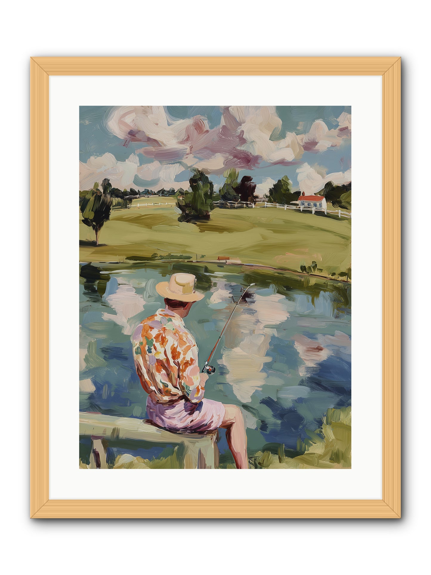Eternal Sunshine -- Framed Print - Natural 18x24