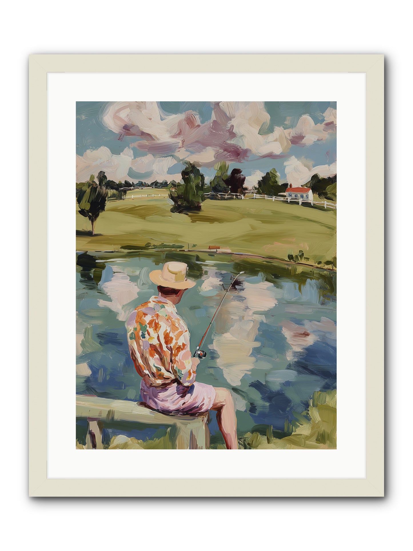 Eternal Sunshine -- Framed Print - White 18x24