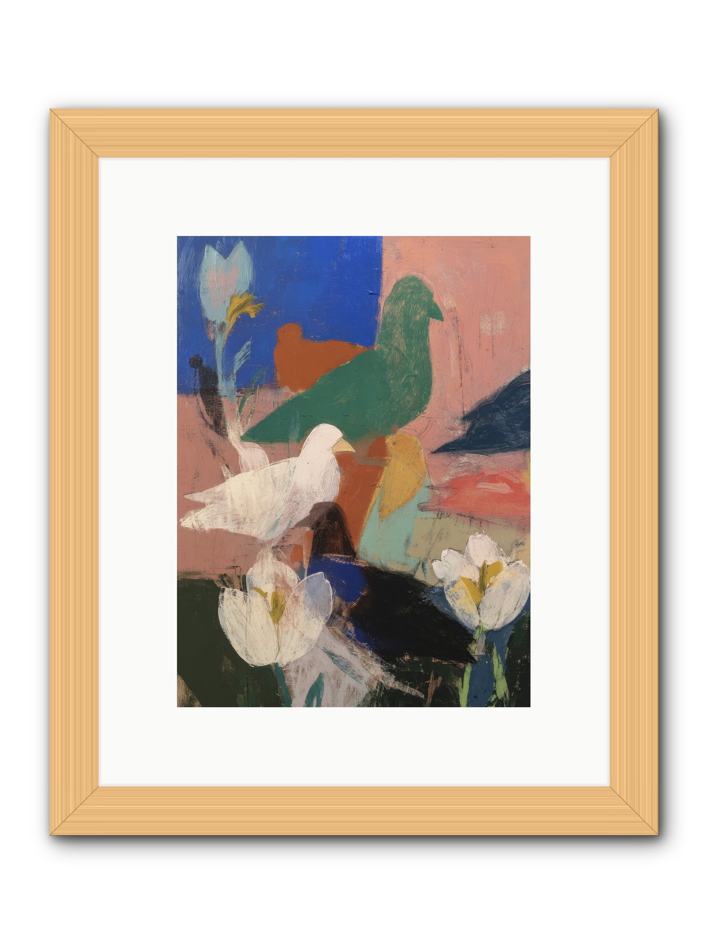 Ethereal Bridge -- Framed Print - Natural 9x12
