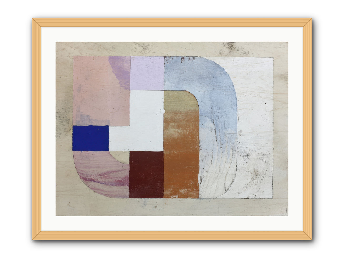 Ethereal Oscillation -- Framed Print - Natural 32x24