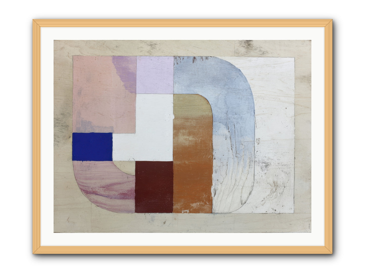 Ethereal Oscillation -- Framed Print - Natural 40x30