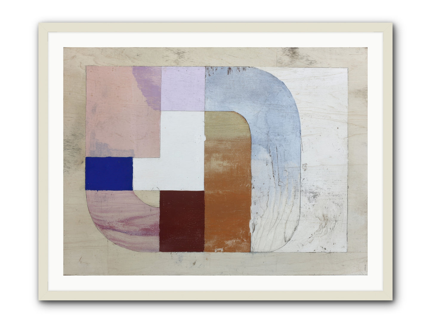 Ethereal Oscillation -- Framed Print - White 40x30