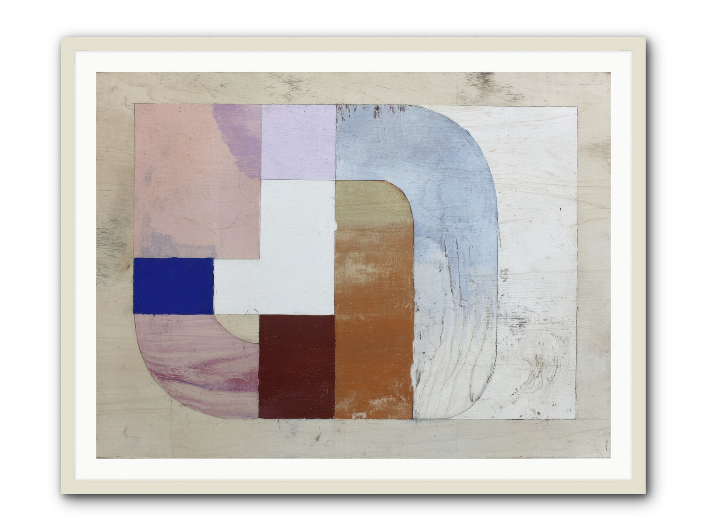 Ethereal Oscillation -- Framed Print - White 48x36