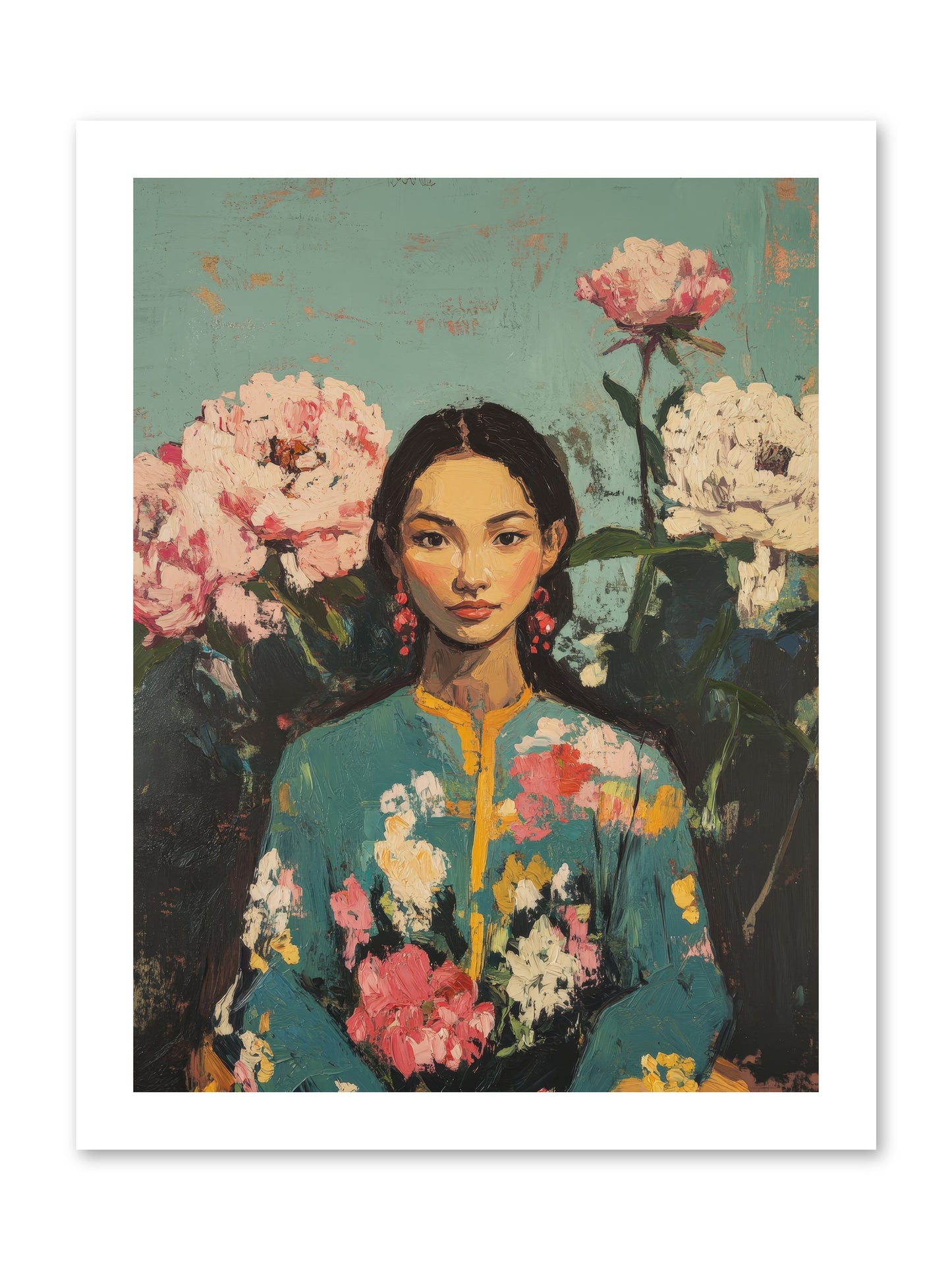 Evangeline Moonstone-REZ -- Paper Print 12x16