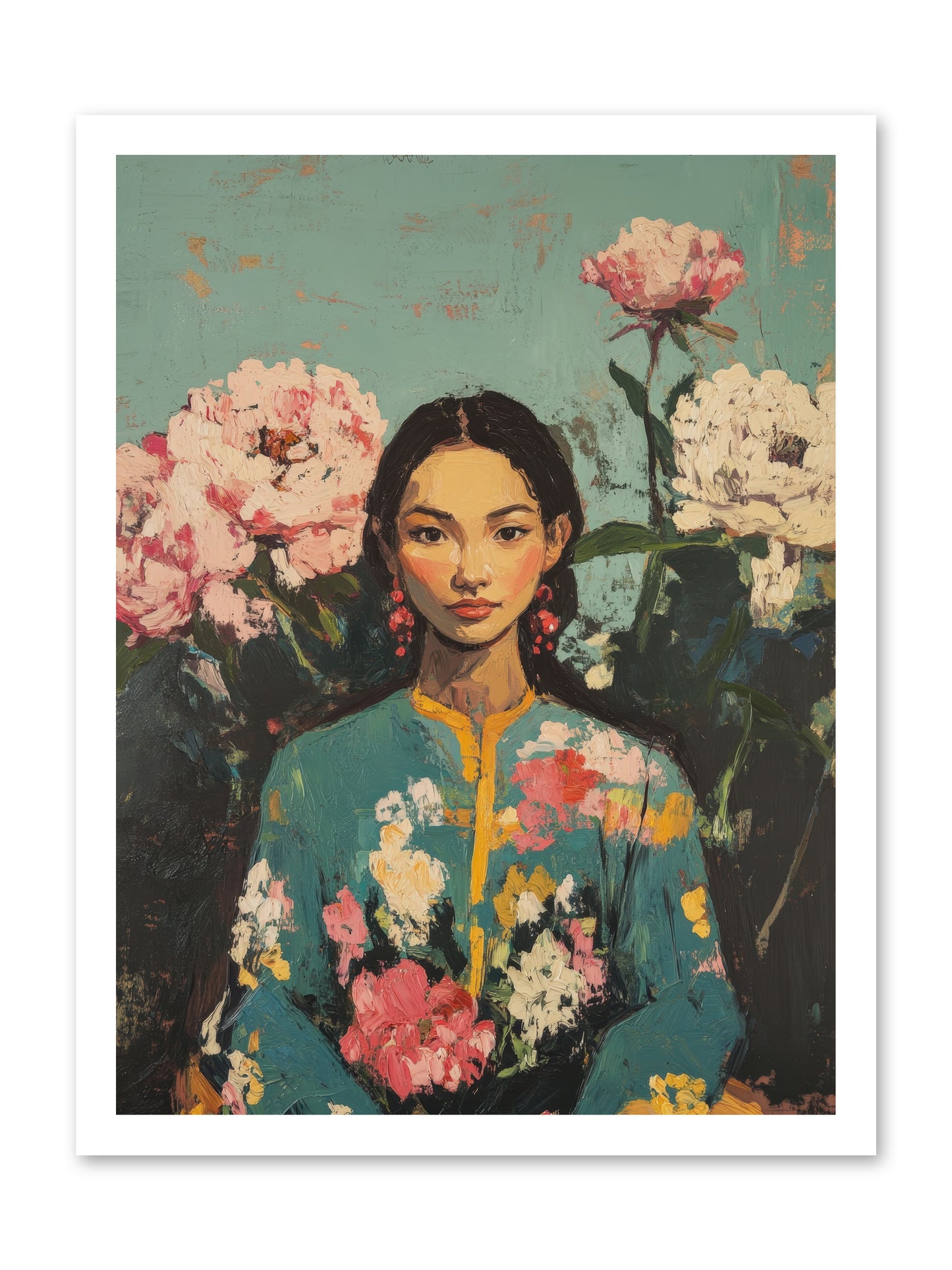 Evangeline Moonstone-REZ -- Loose Canvas Print 18x24