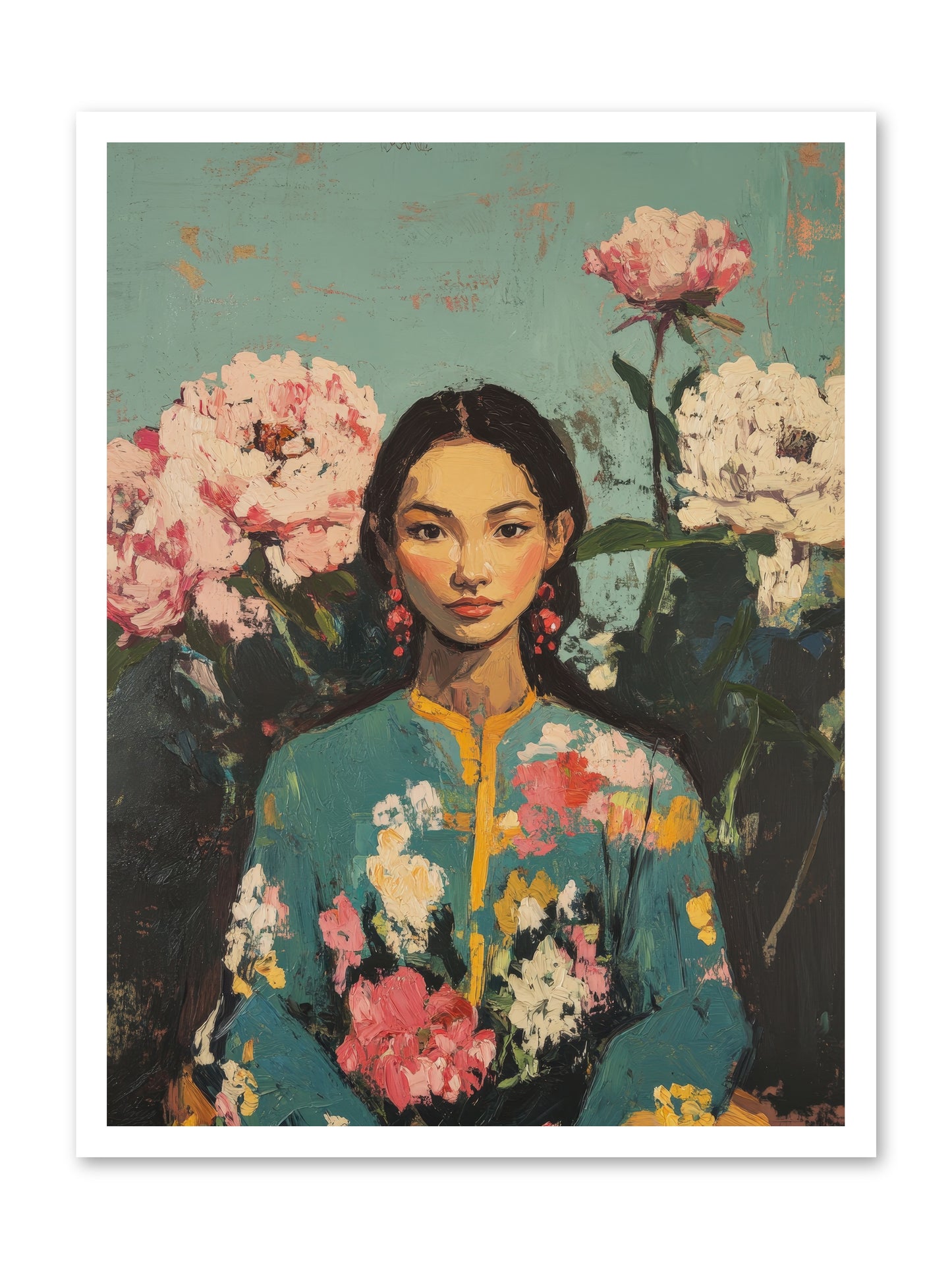 Evangeline Moonstone-REZ -- Paper Print 24x32
