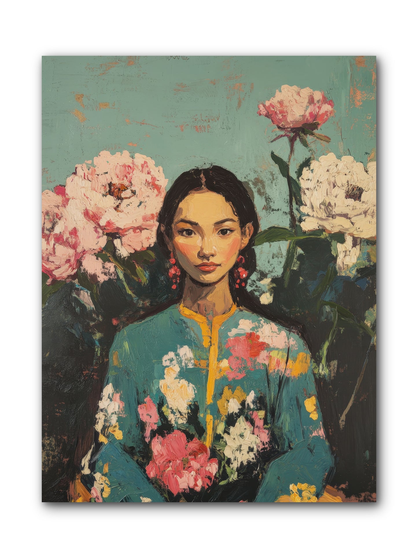 Evangeline Moonstone-REZ -- Wrapped Canvas 9x12