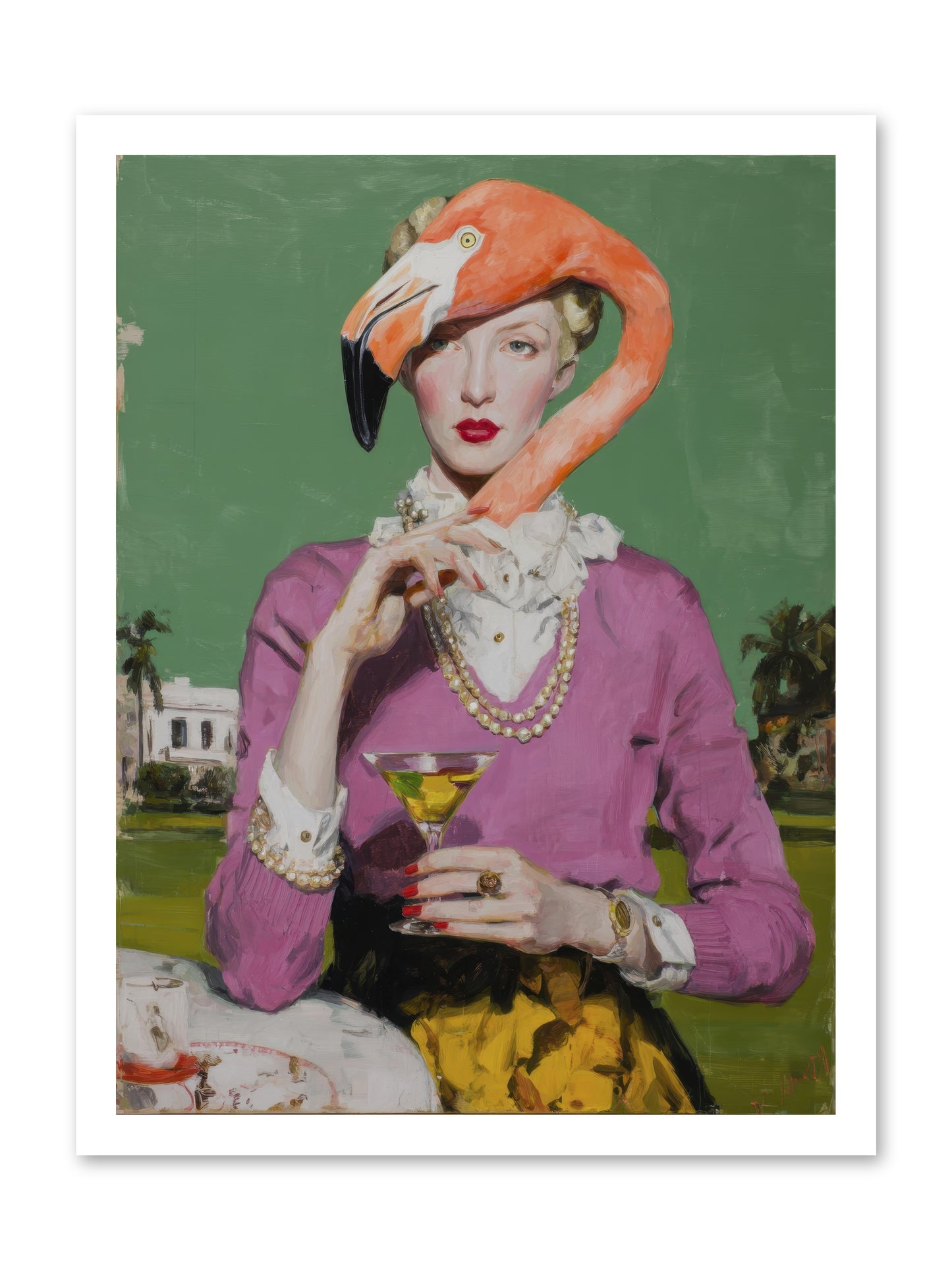Evangeline & the Umbrella Club -- Paper Print 18x24